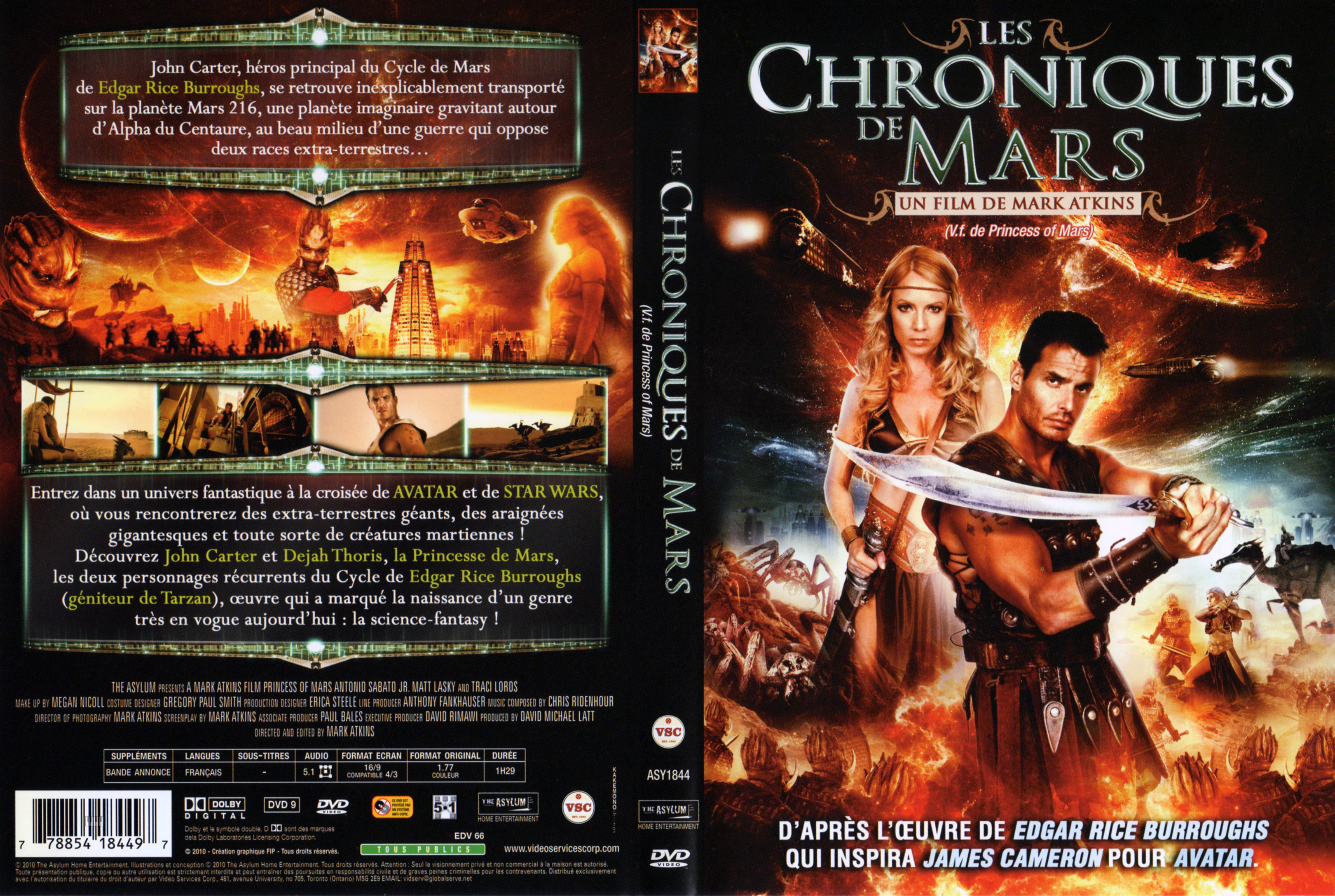 Jaquette DVD Les chroniques de Mars v2