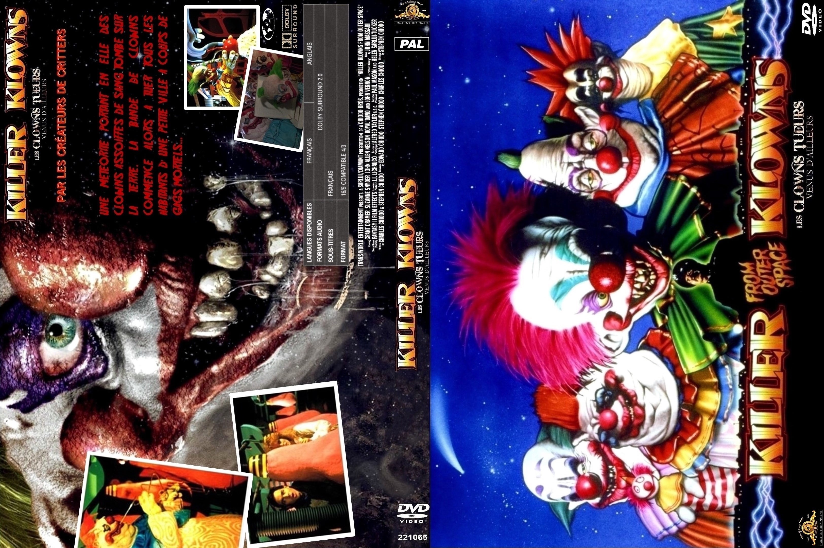 Jaquette DVD Les clowns tueurs venus d