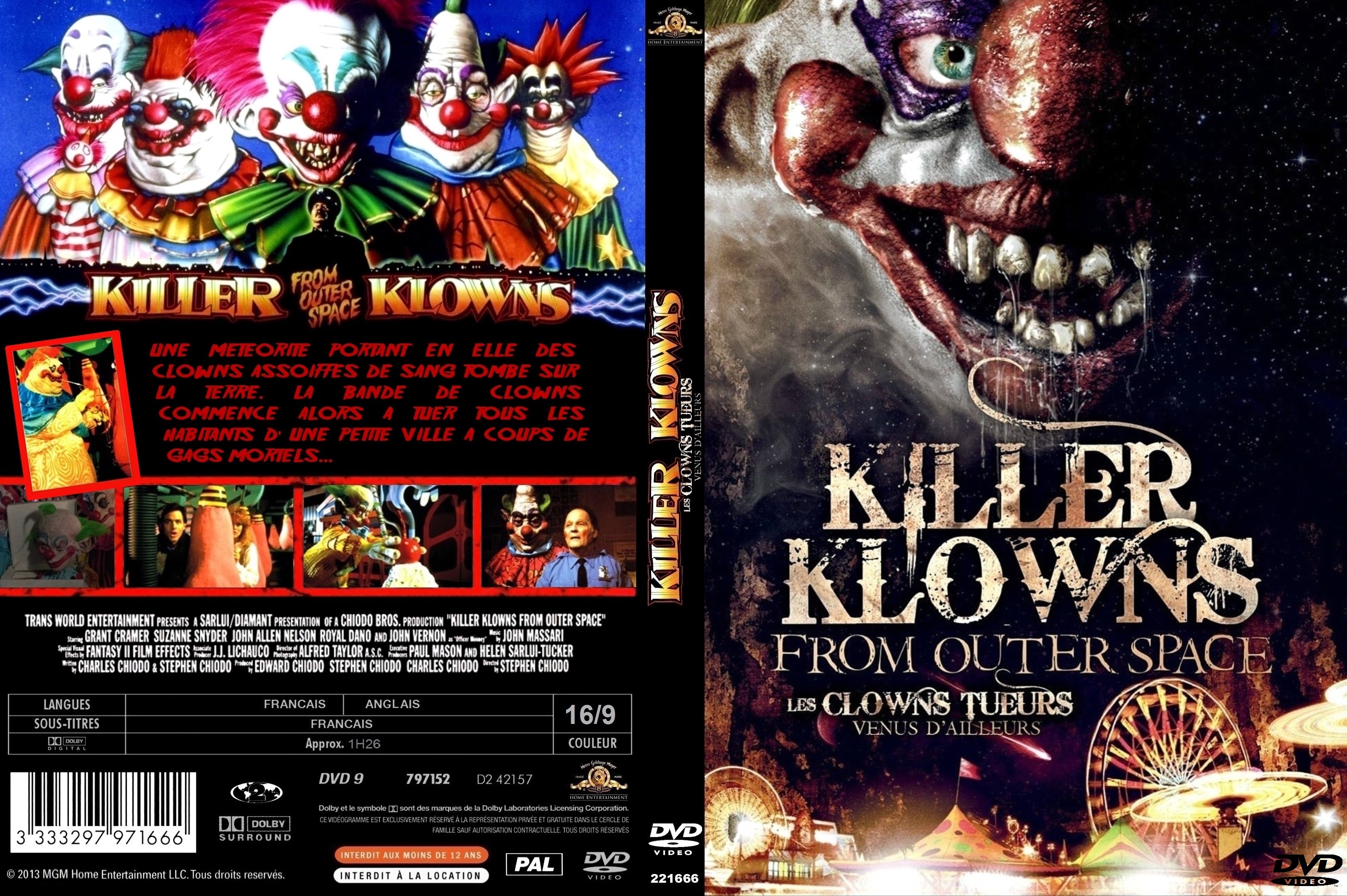 Jaquette DVD Les clowns tueurs venus d