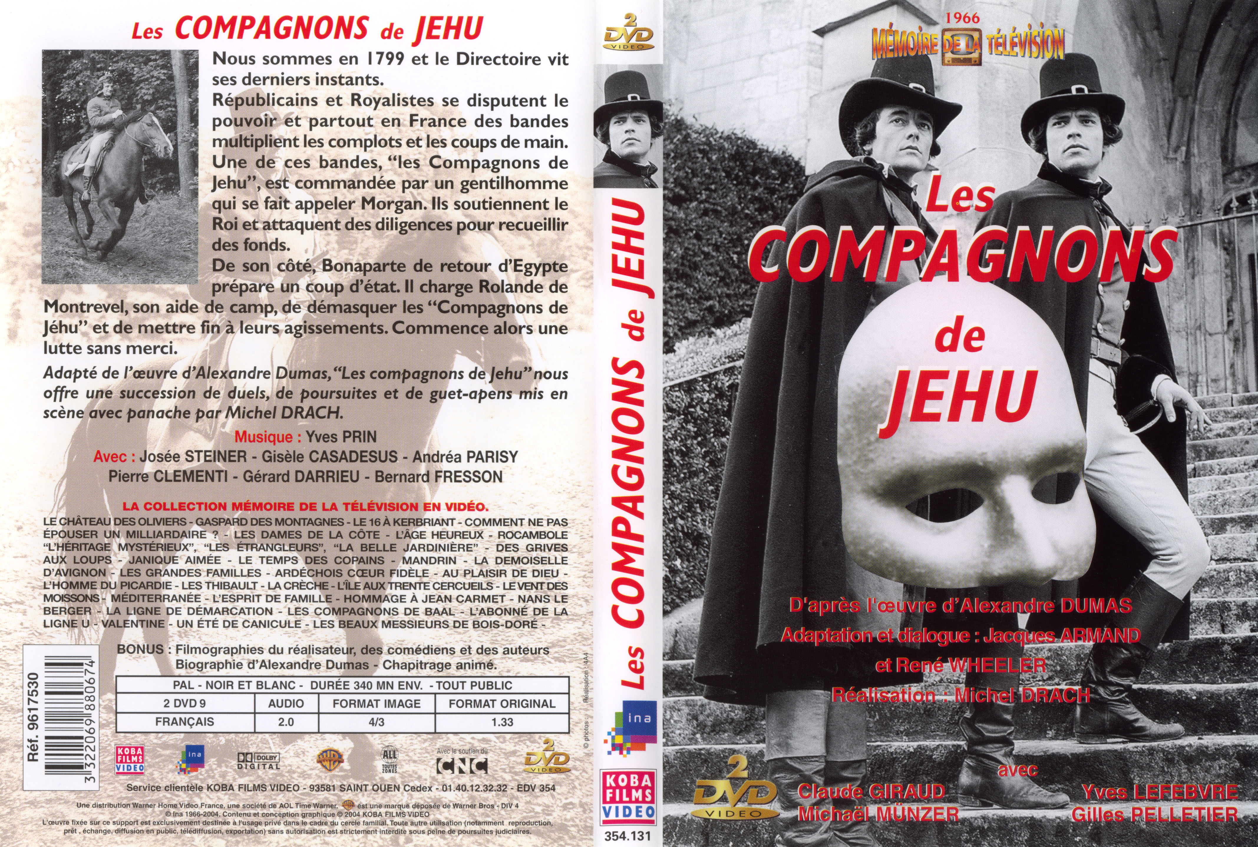 Jaquette DVD Les compagnons de Jhu