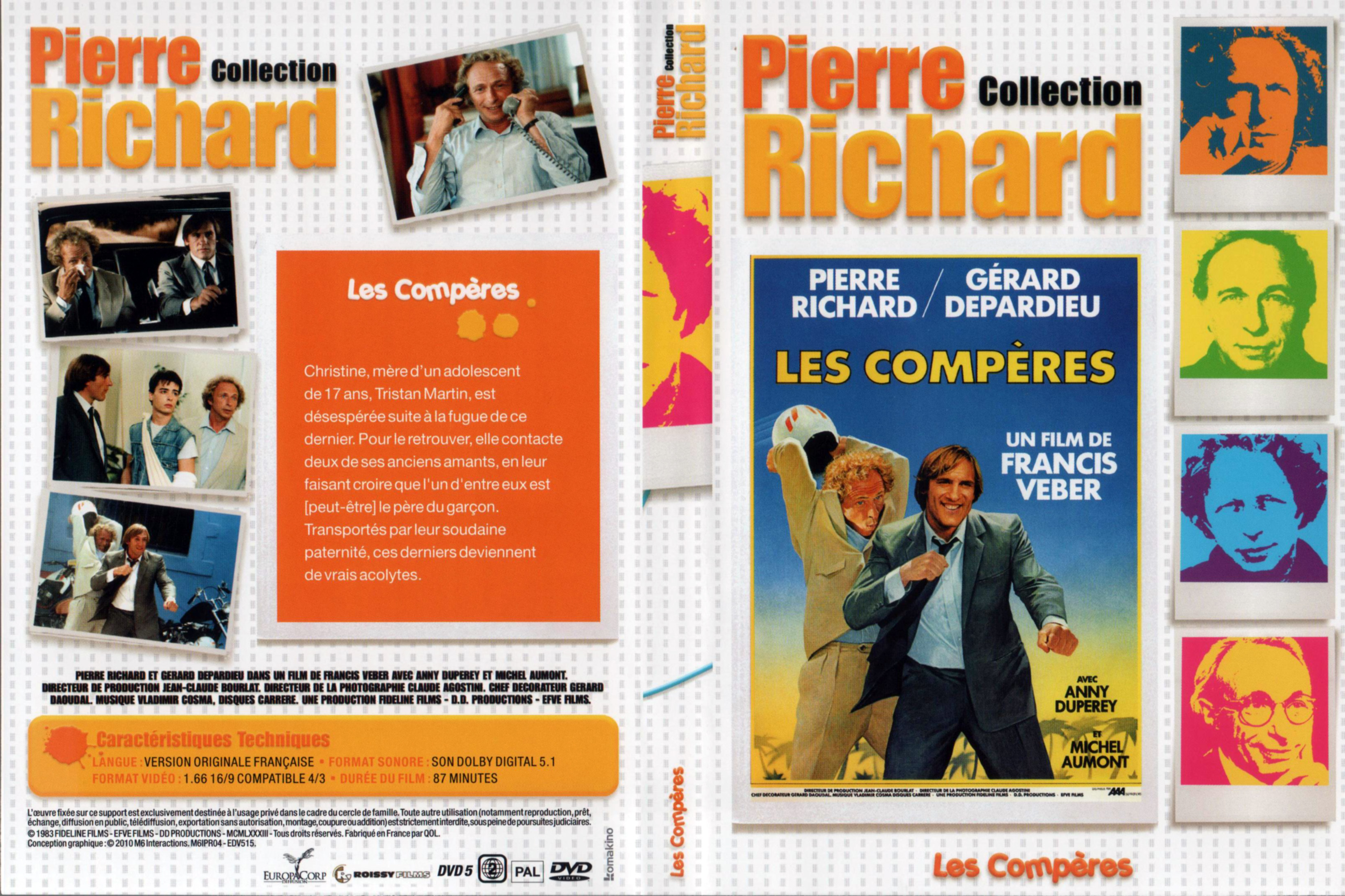 Jaquette DVD Les comperes v2