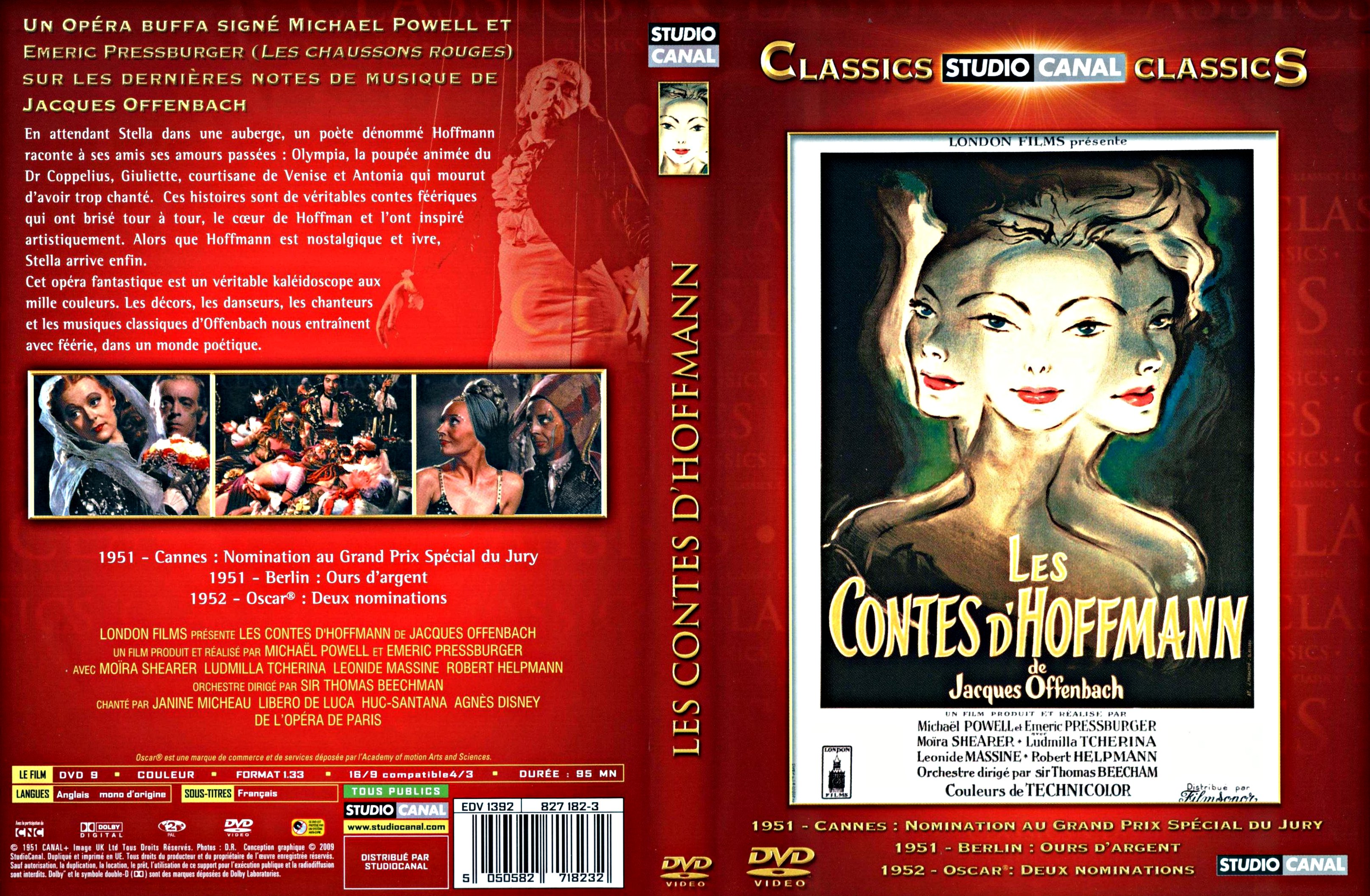 Jaquette DVD Les contes d