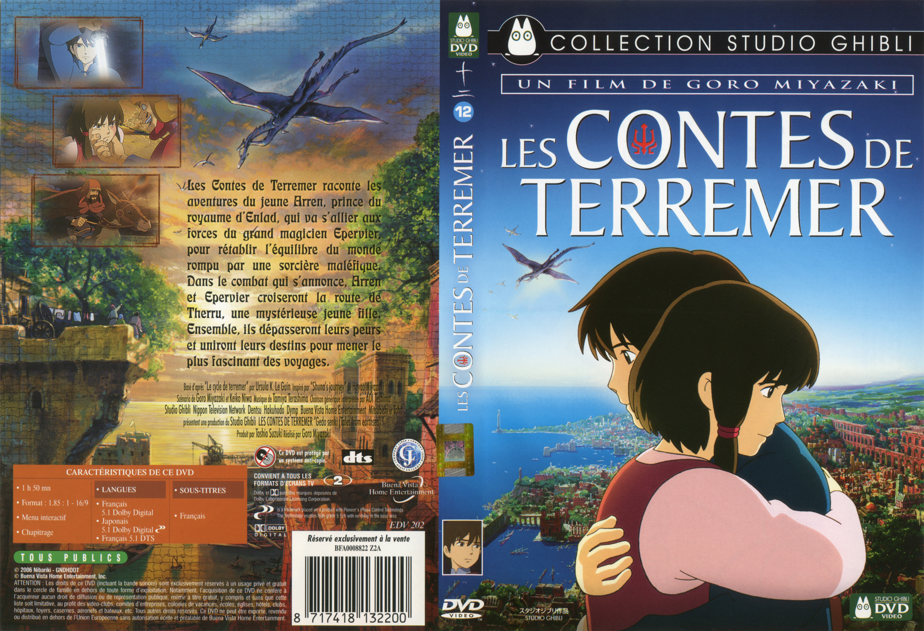 Jaquette DVD Les contes de Terremer