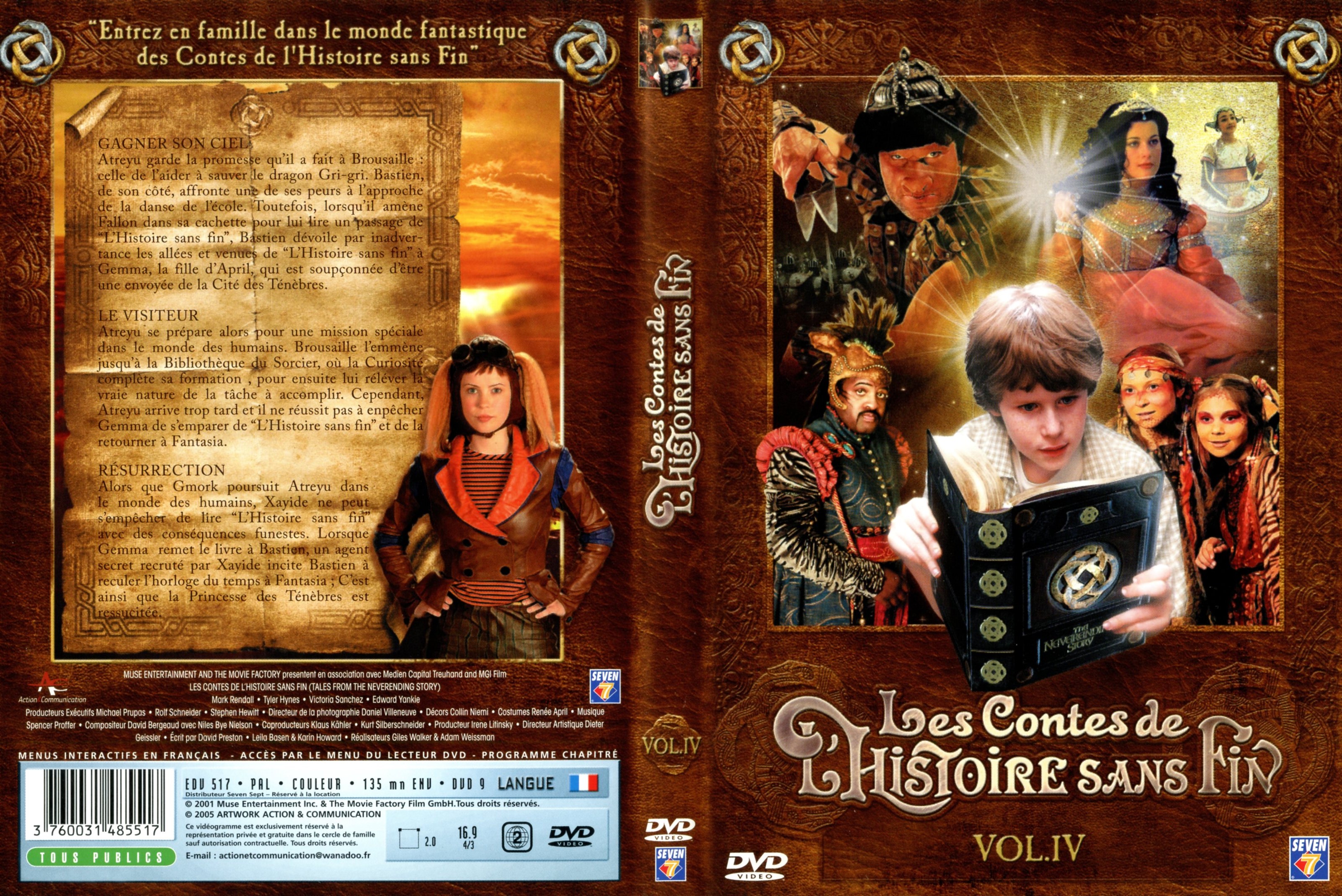 Jaquette DVD Les contes de l