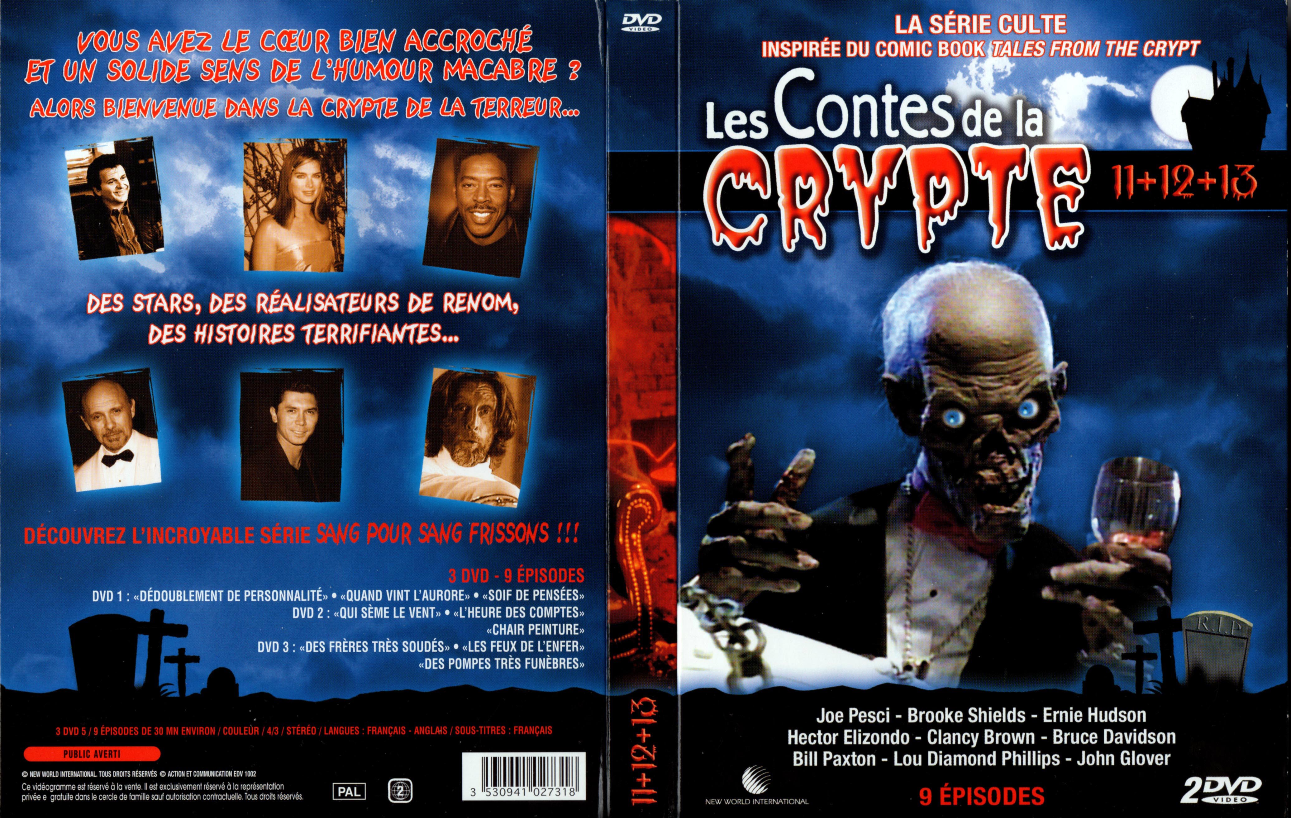 Jaquette DVD Les contes de la crypte Vol 11 12 et 13