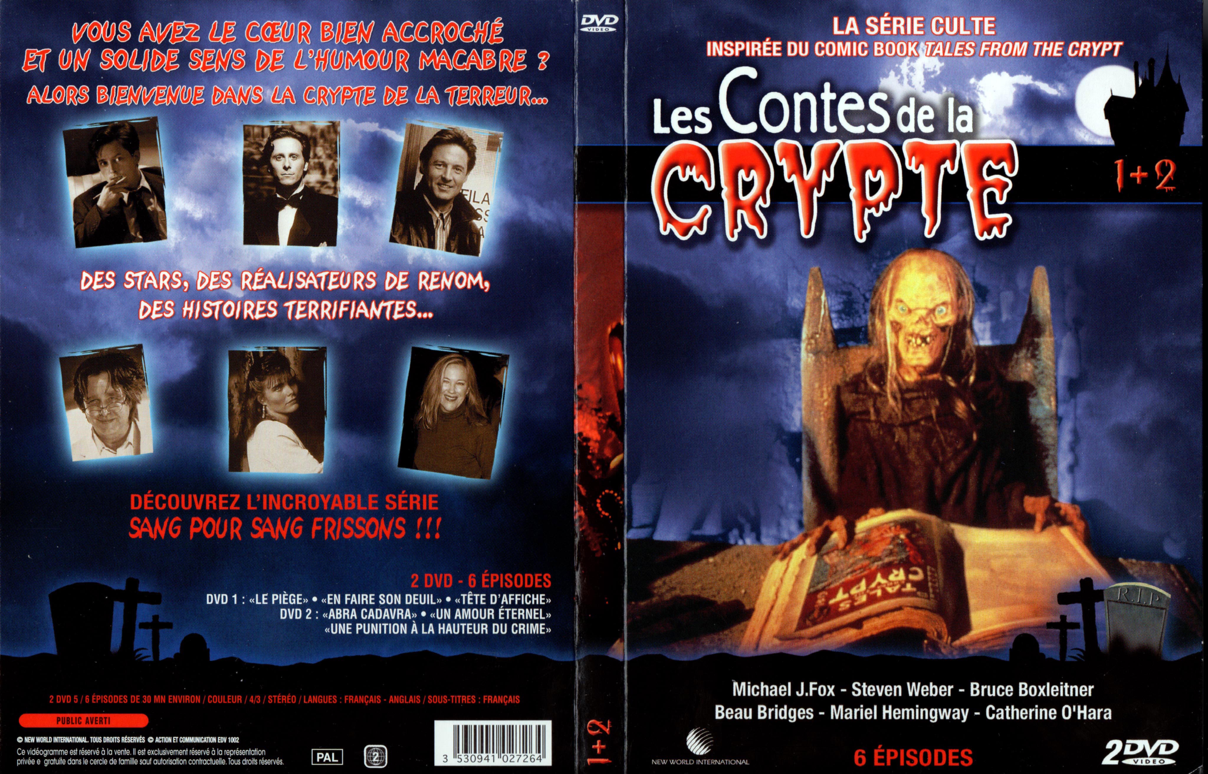 Jaquette DVD Les contes de la crypte Vol 1 et 2