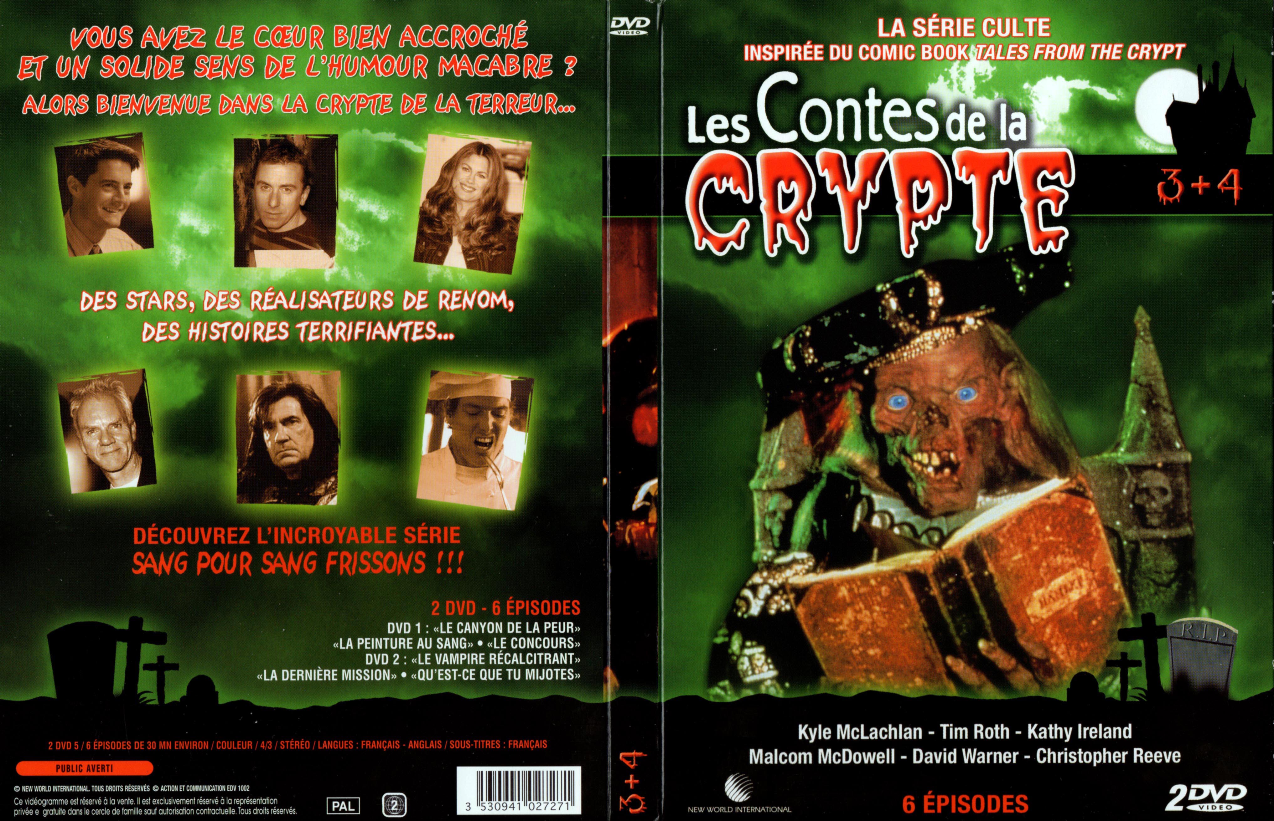 Jaquette DVD Les contes de la crypte Vol 3 et 4