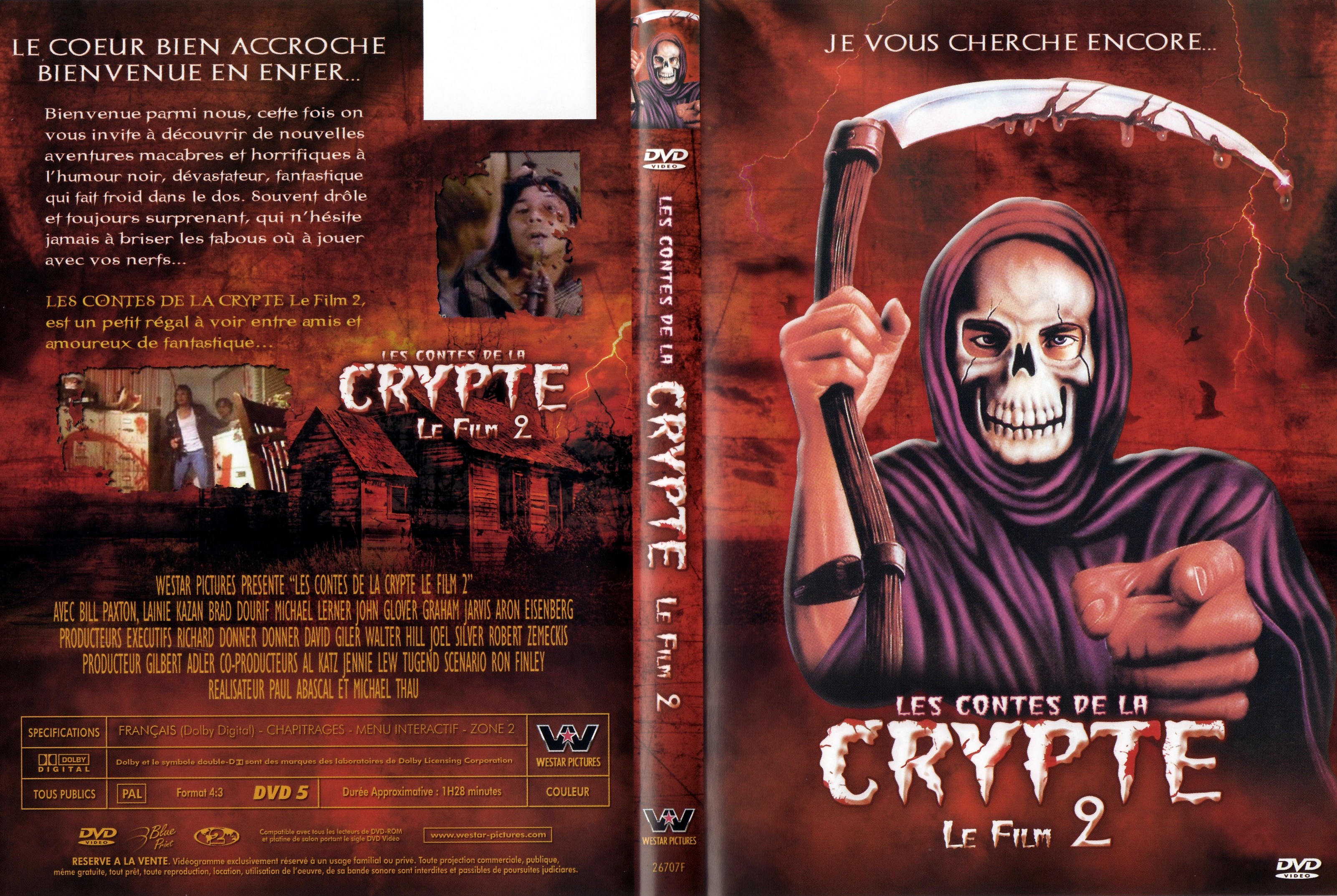 Jaquette DVD Les contes de la crypte le film 2
