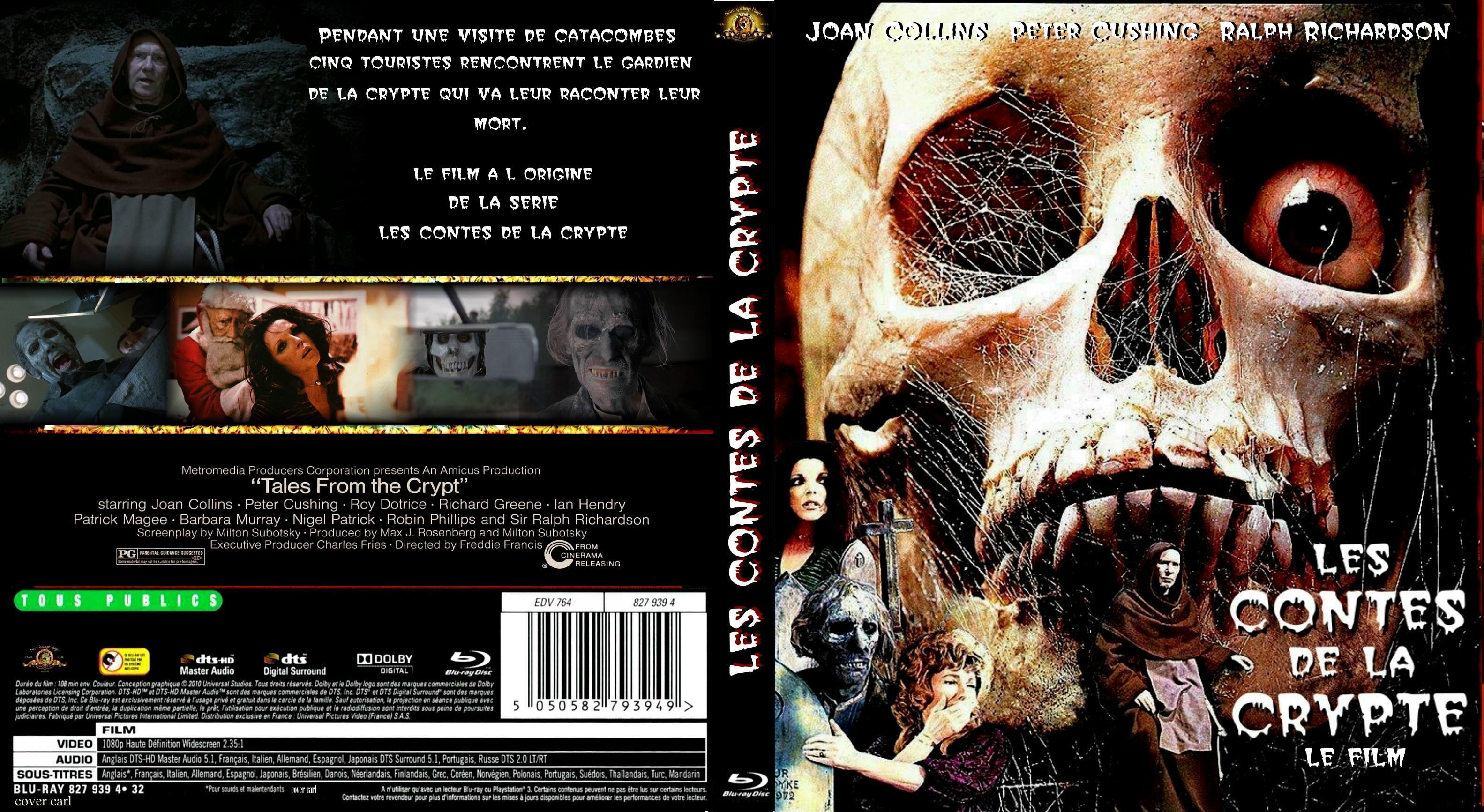 Jaquette DVD Les contes de la crypte le film custom (BLU-RAY)