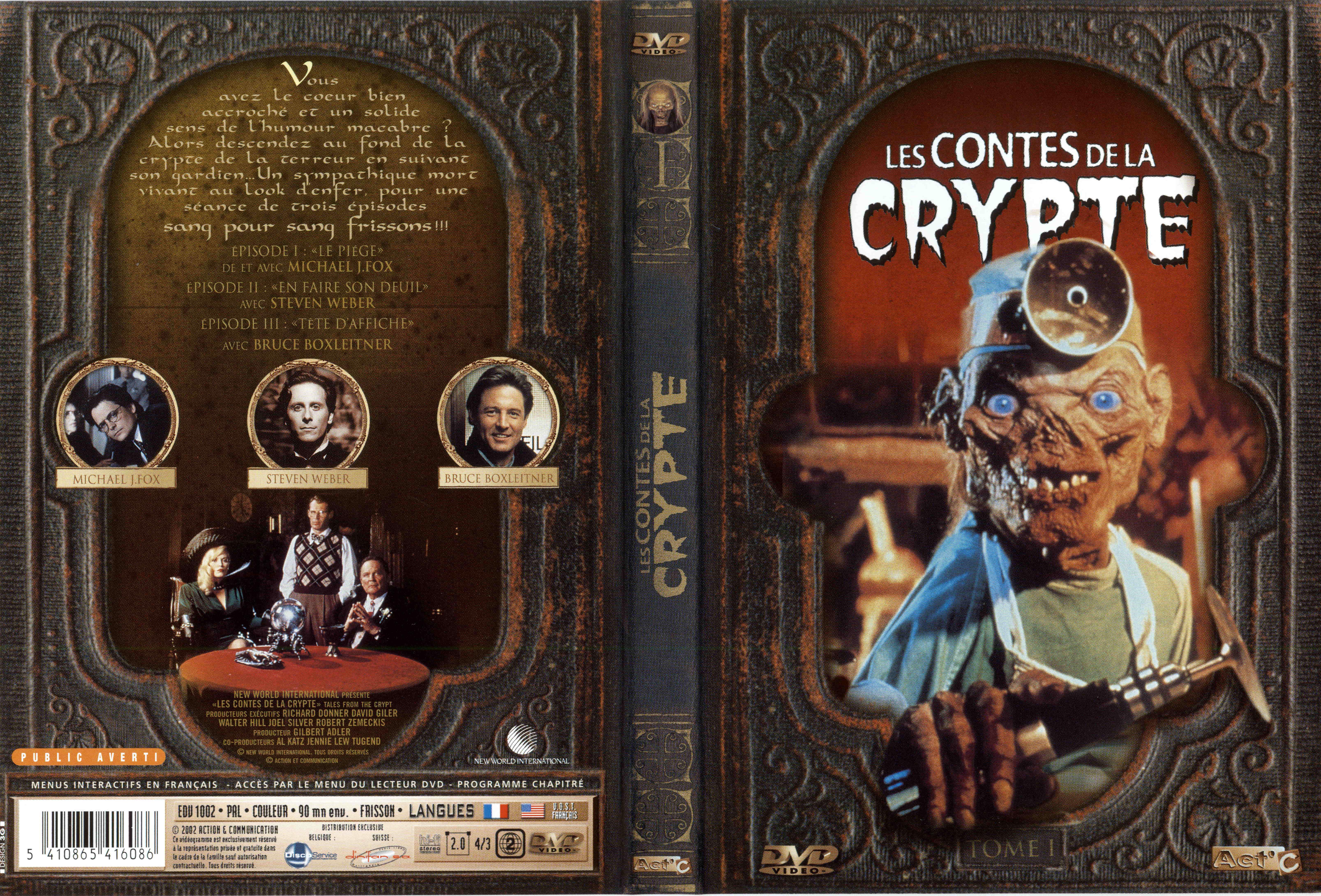 Jaquette DVD Les contes de la crypte vol 01 v2