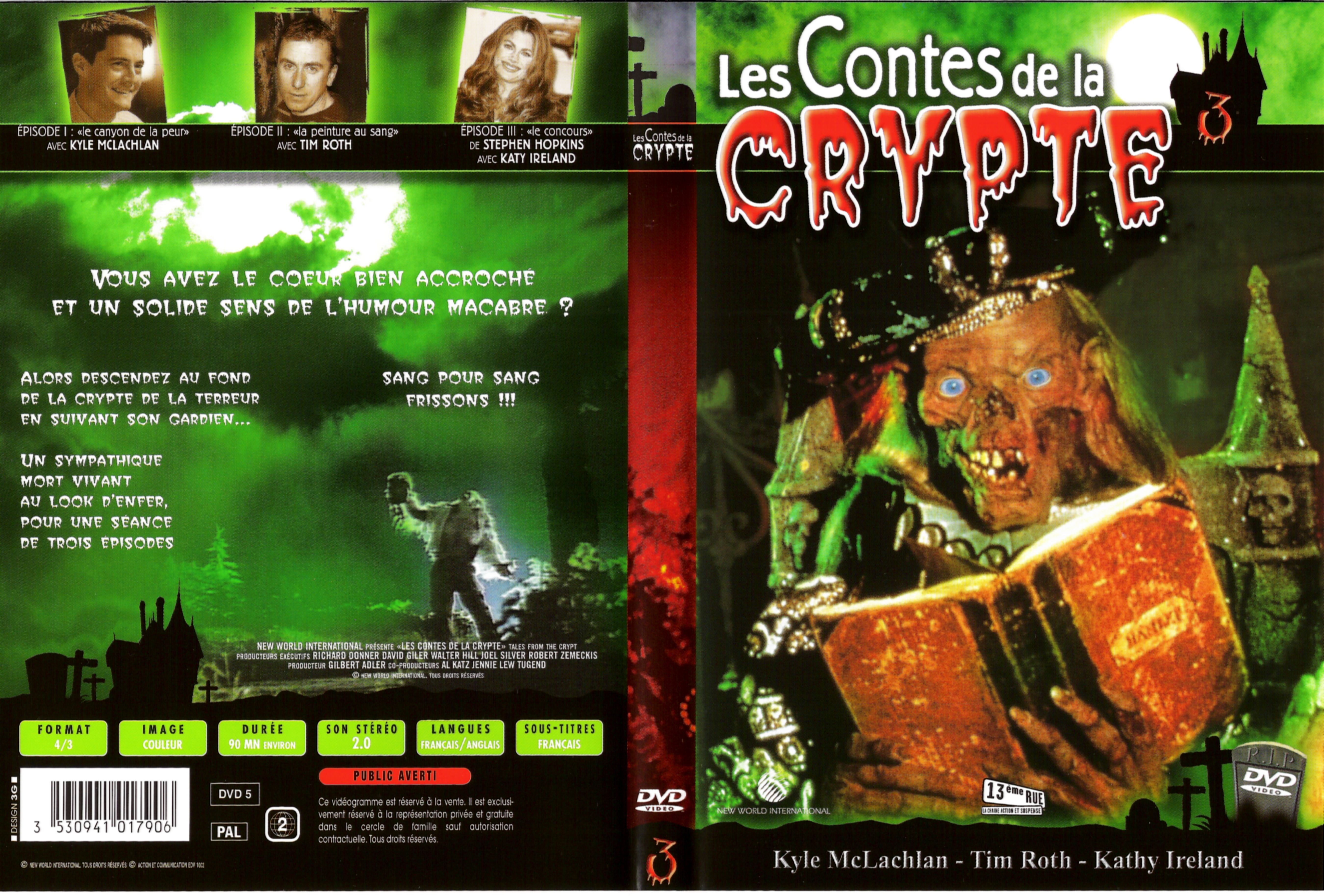 Jaquette DVD Les contes de la crypte vol 03