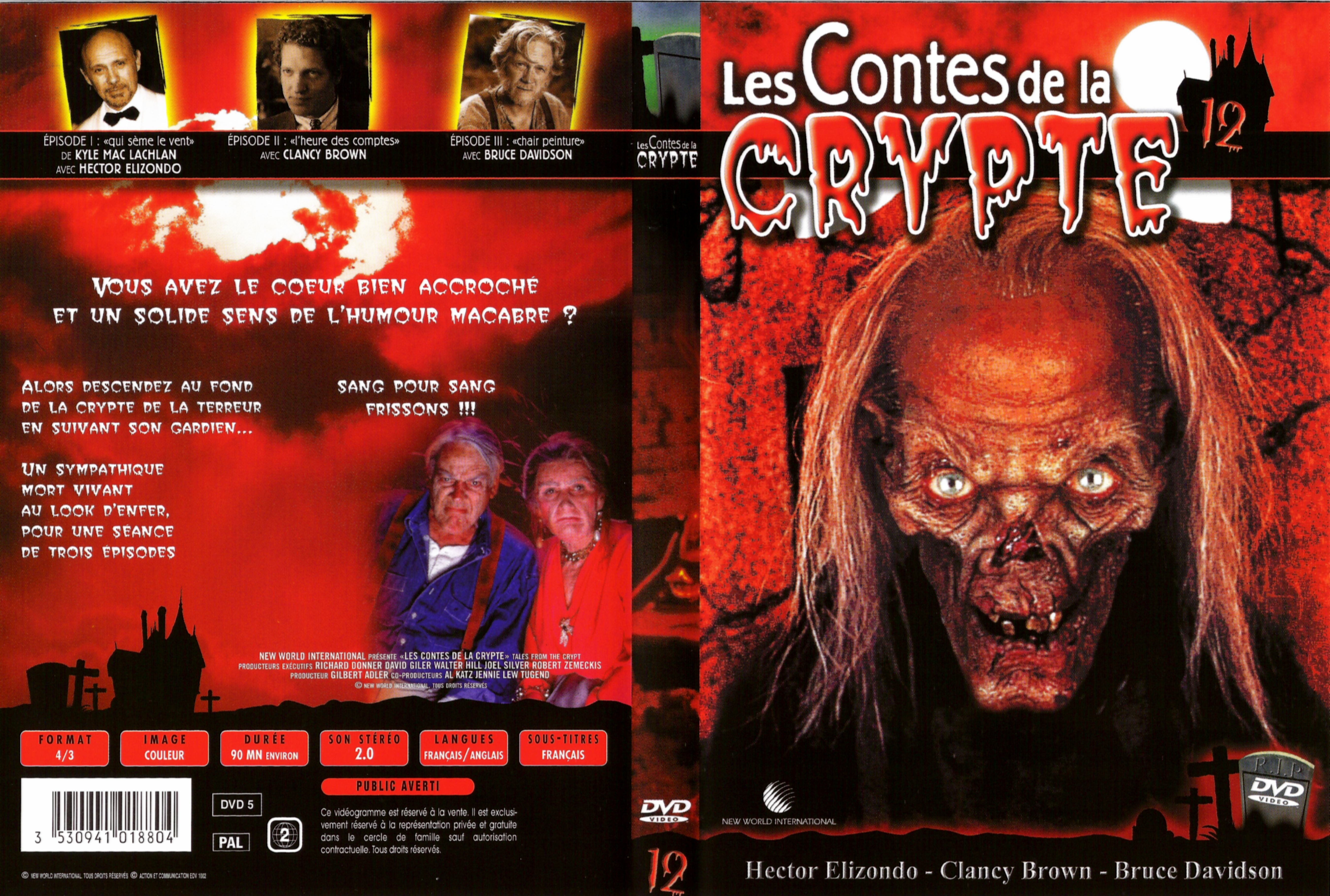 Jaquette DVD Les contes de la crypte vol 12