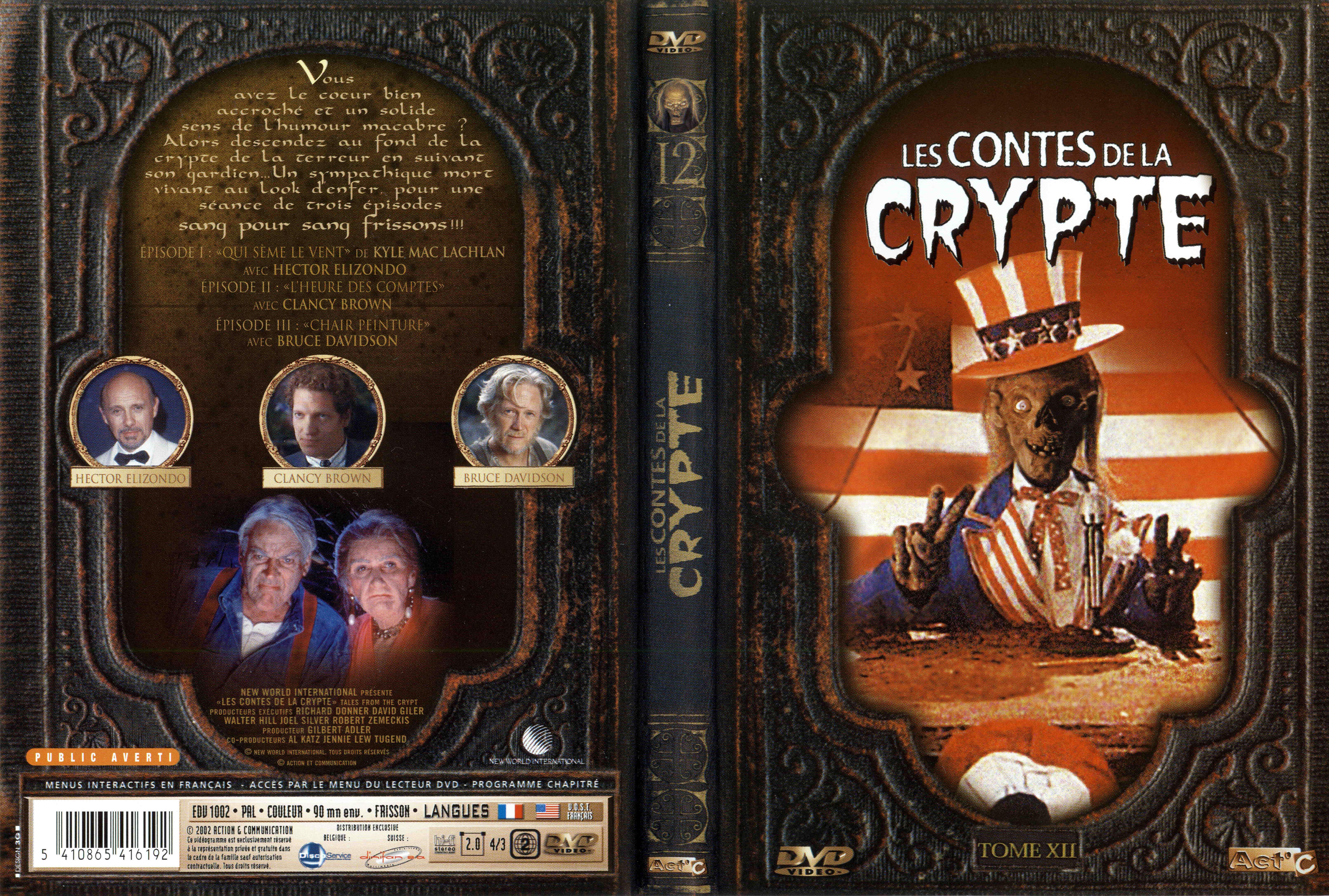 Jaquette DVD Les contes de la crypte vol 12 v2