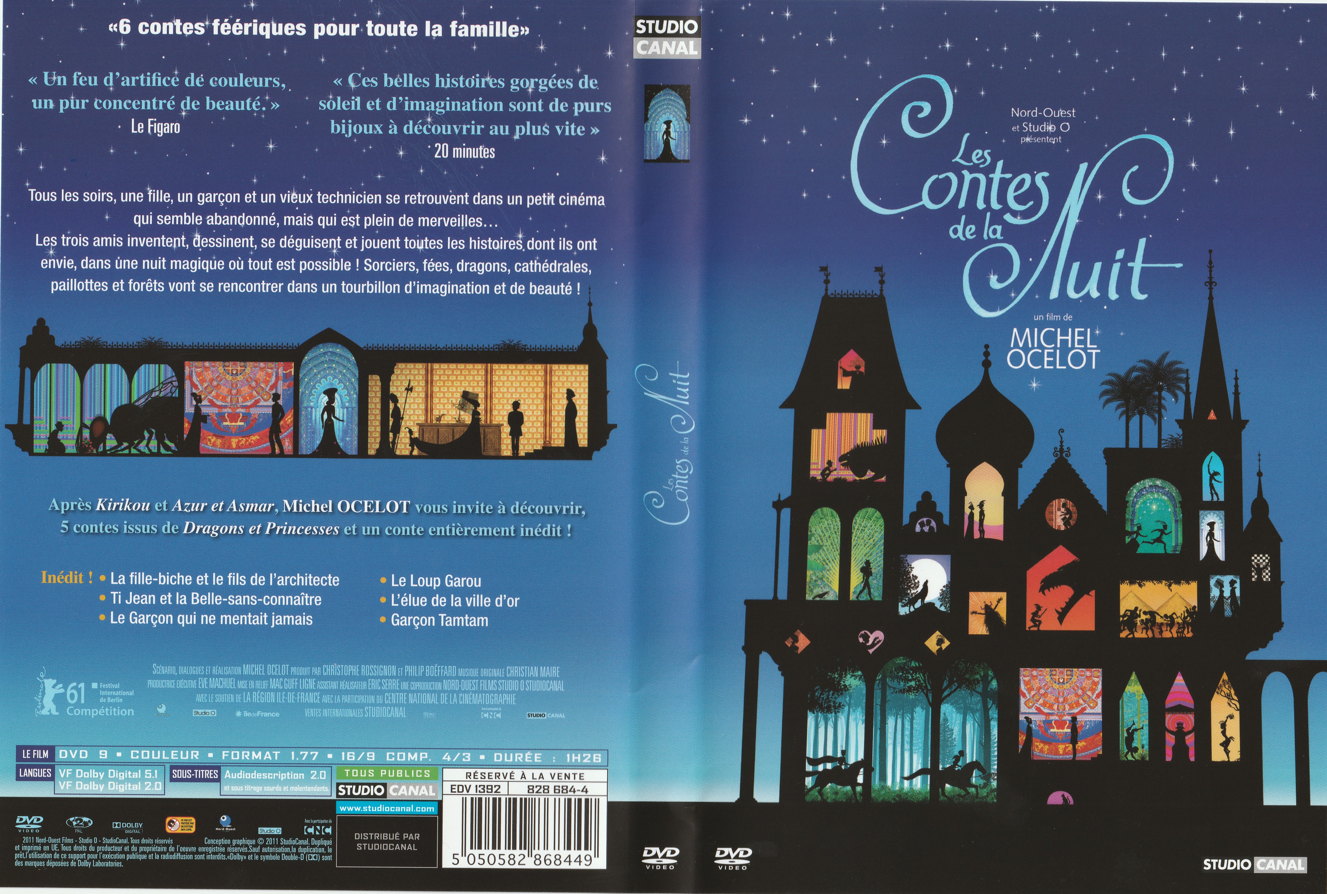 Jaquette DVD Les contes de la nuit