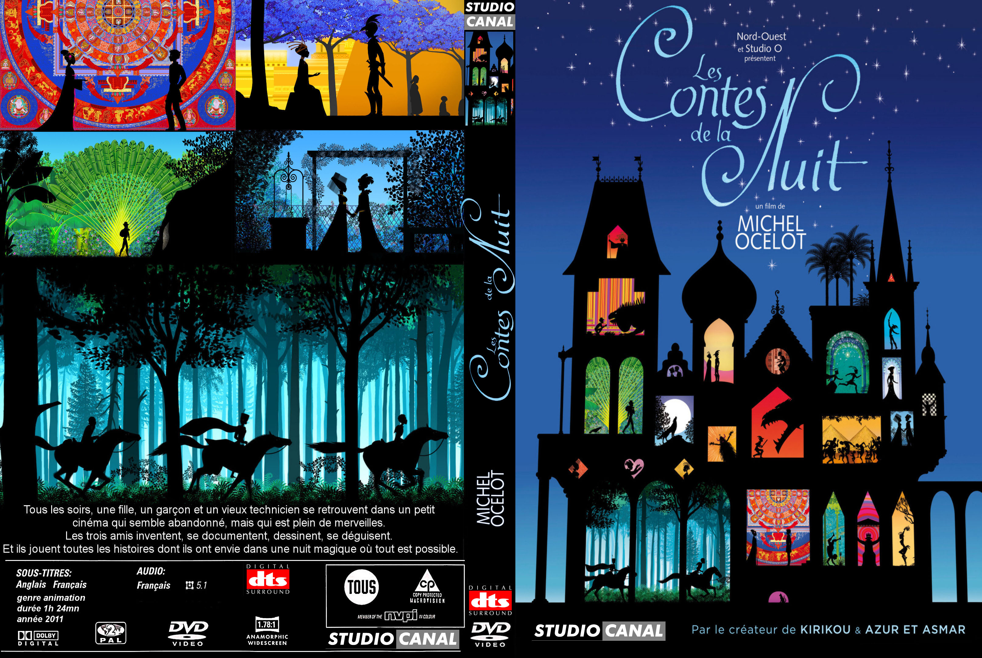 Jaquette DVD Les contes de la nuit custom