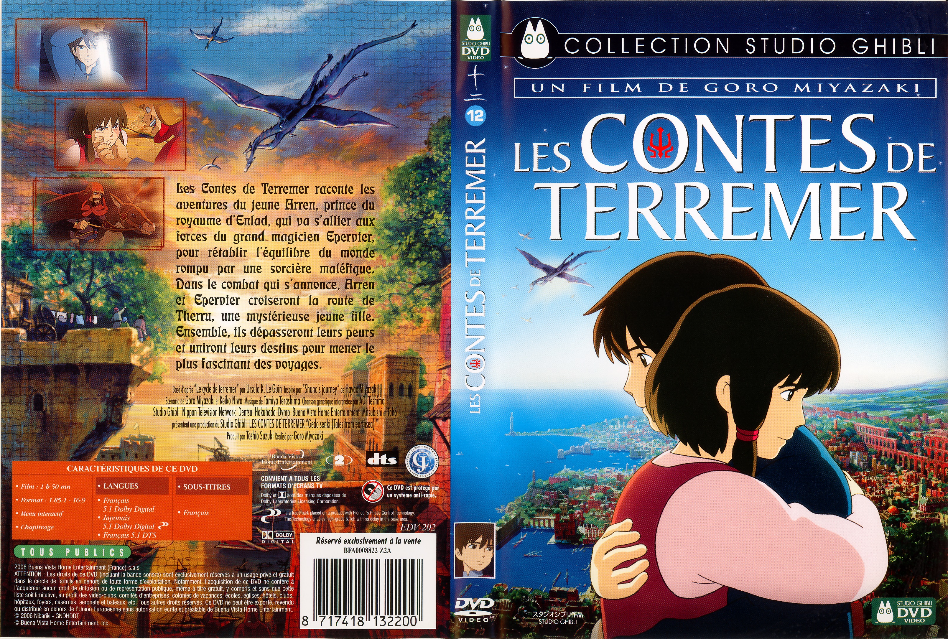 Jaquette DVD Les contes de terremer v2