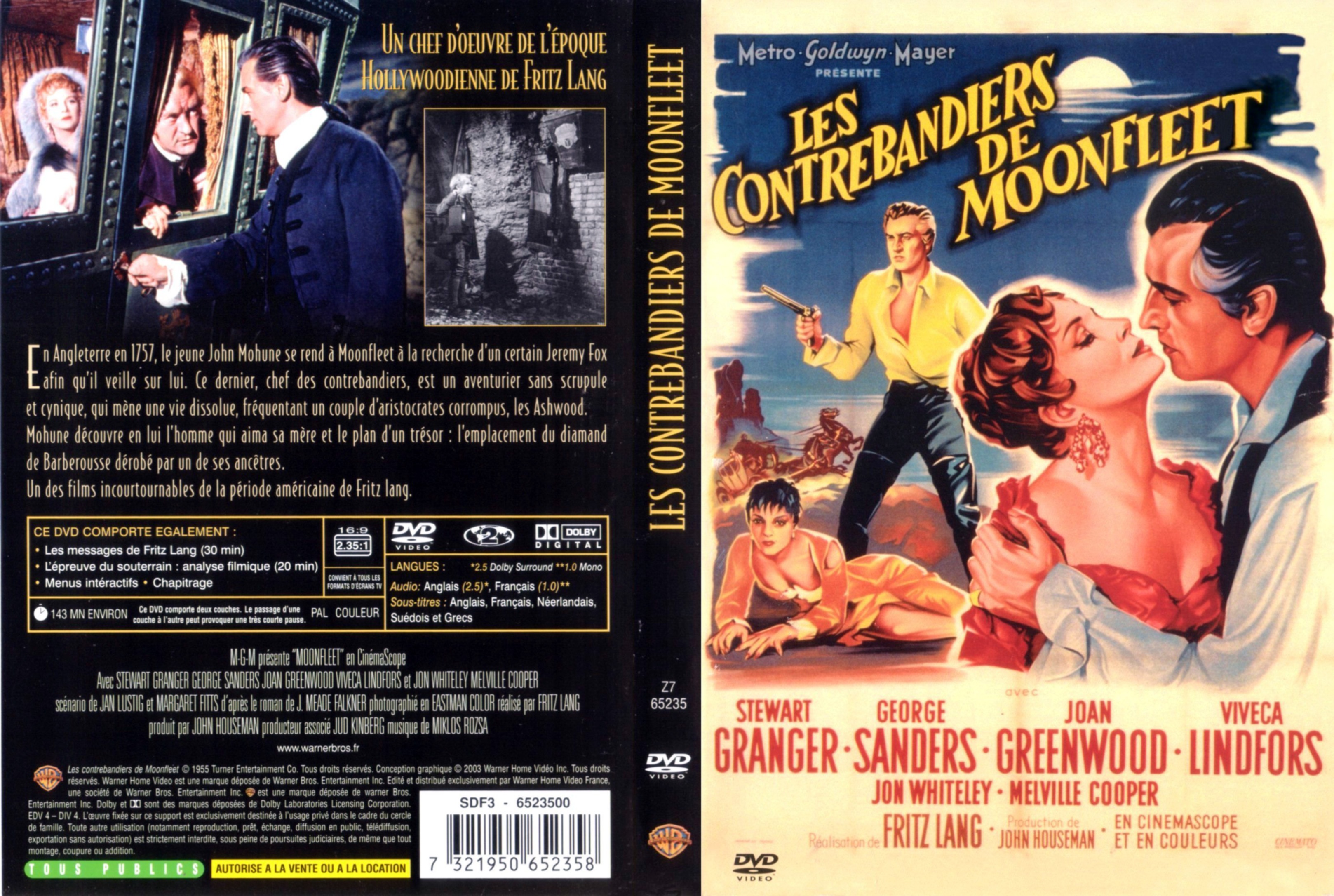 Jaquette DVD Les contrebandiers de moonfleet