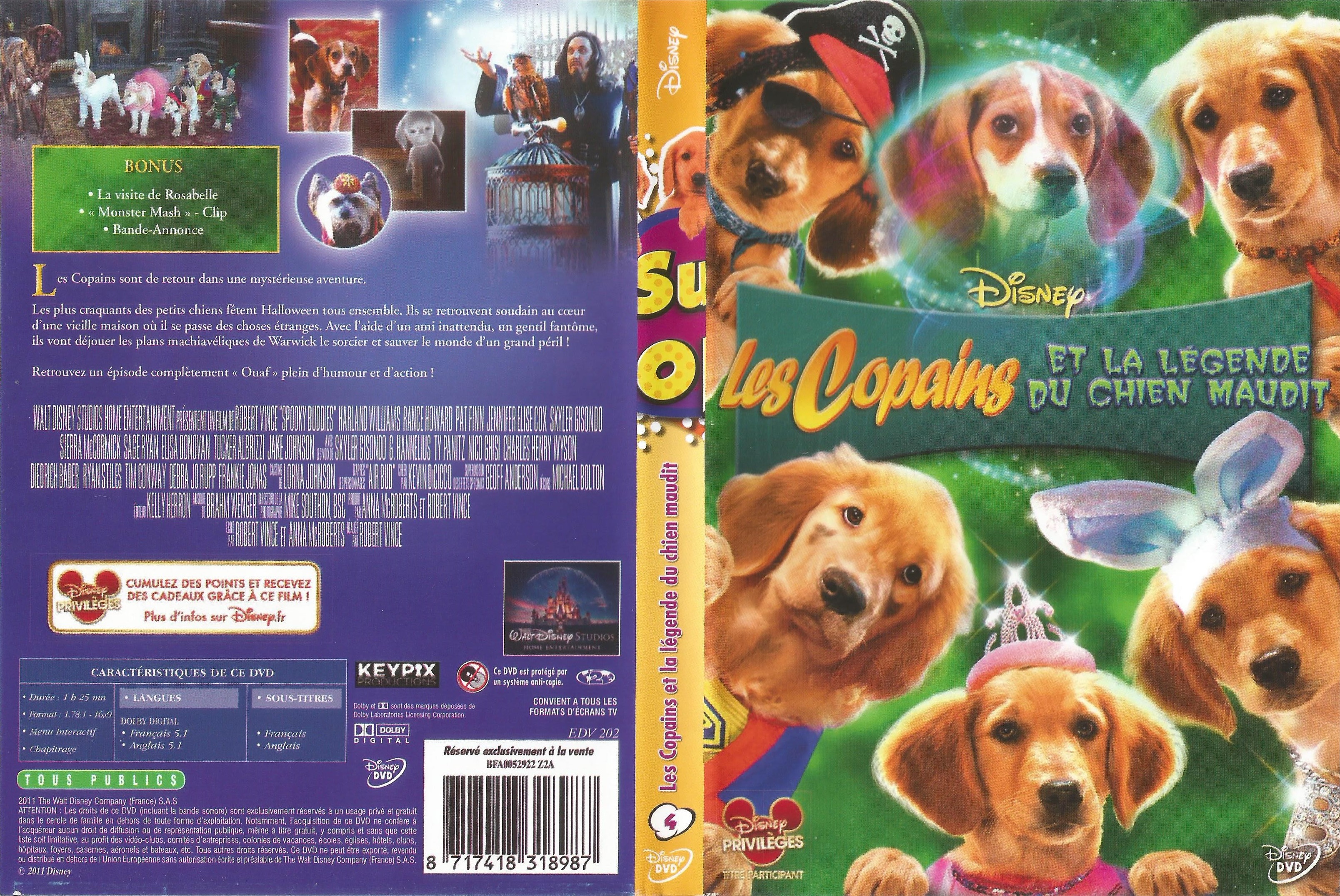 Jaquette DVD Les copains et la lgende du chien maudit