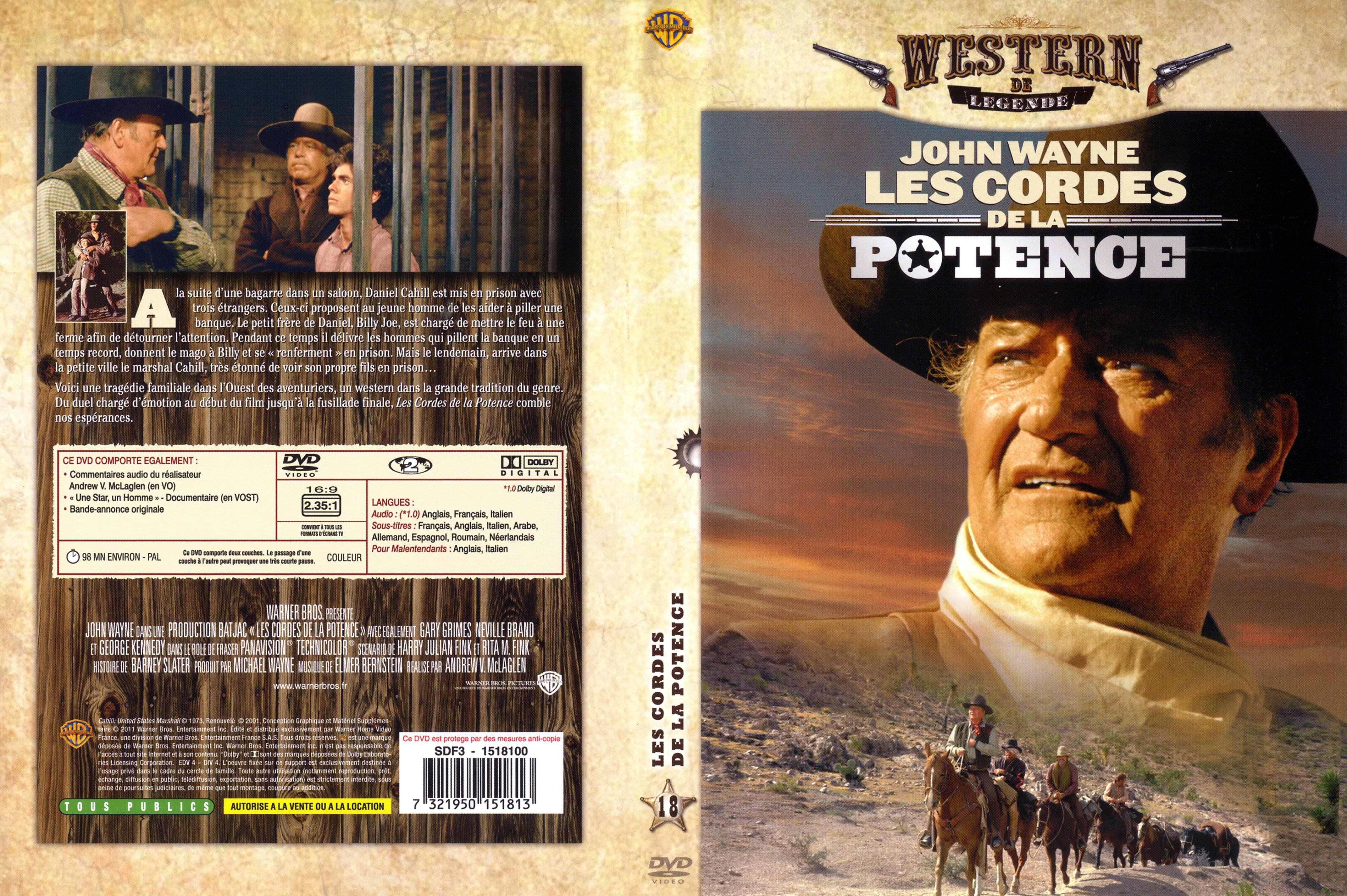 Jaquette DVD Les cordes de la potence