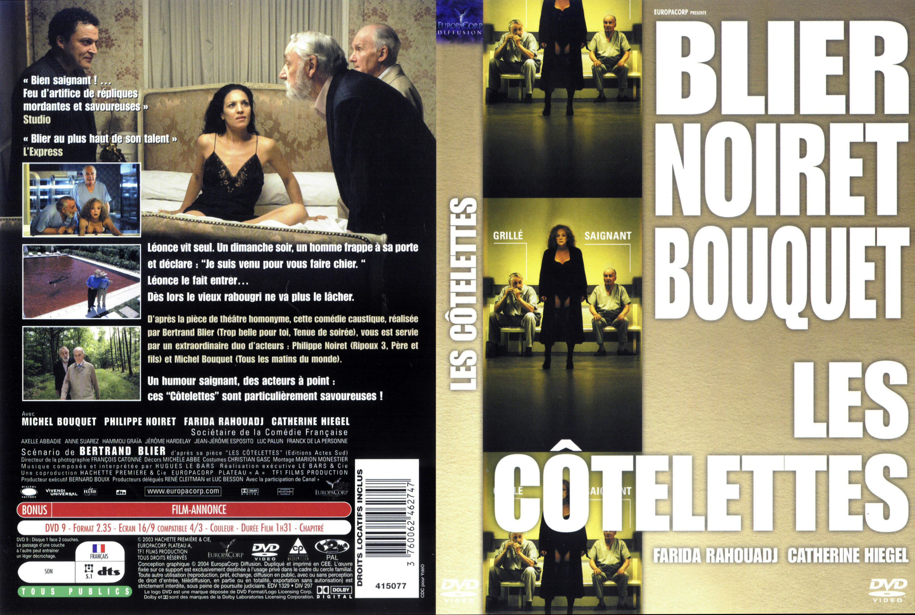 Jaquette DVD Les cotelettes