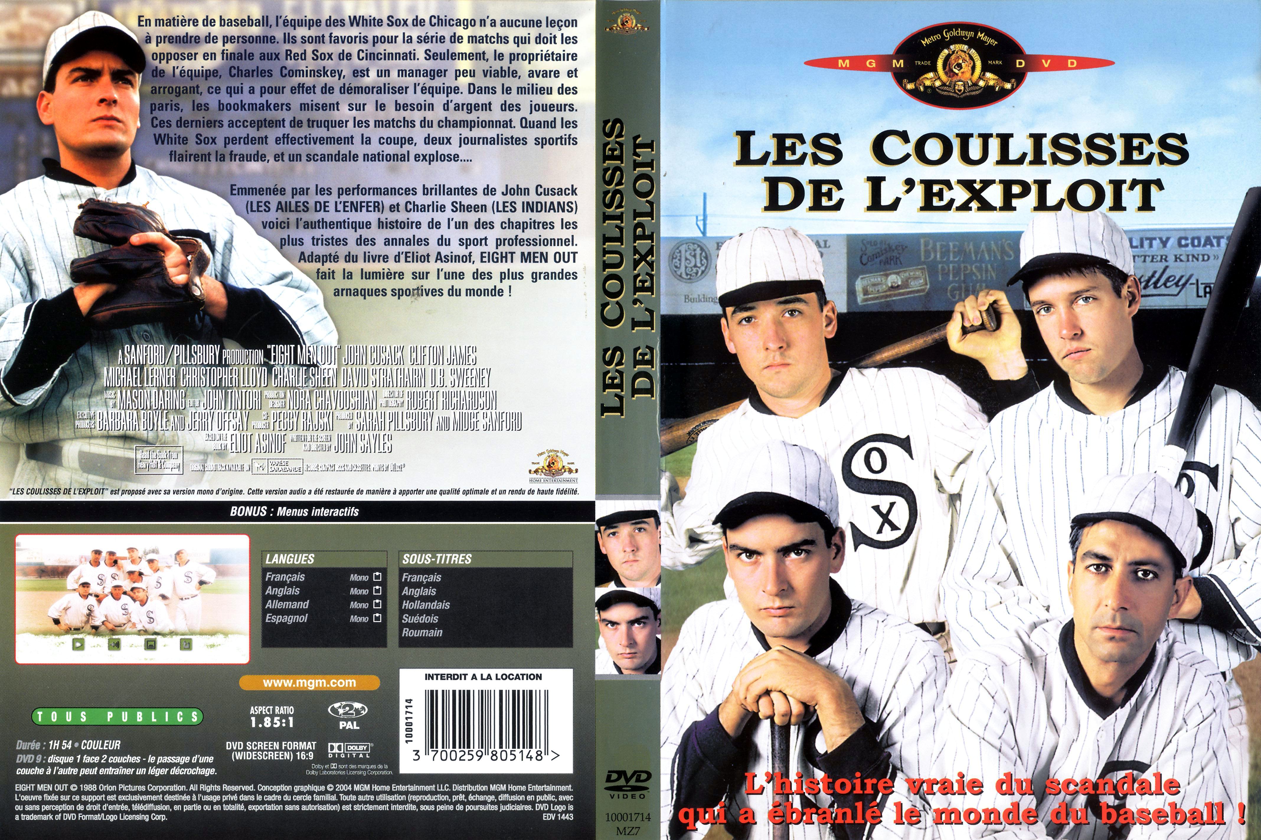 Jaquette DVD Les coulisses de l