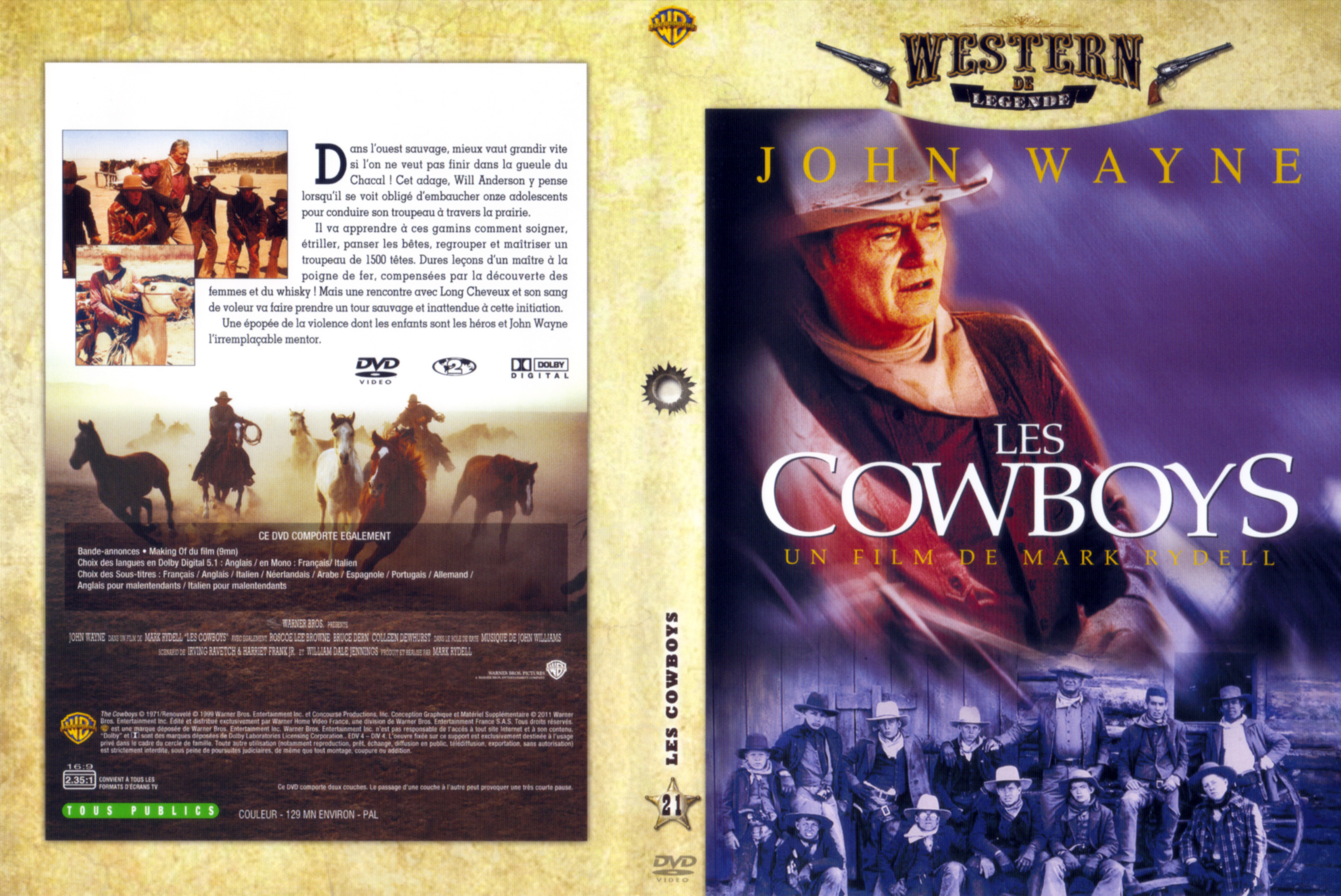 Jaquette DVD Les cowboys v2