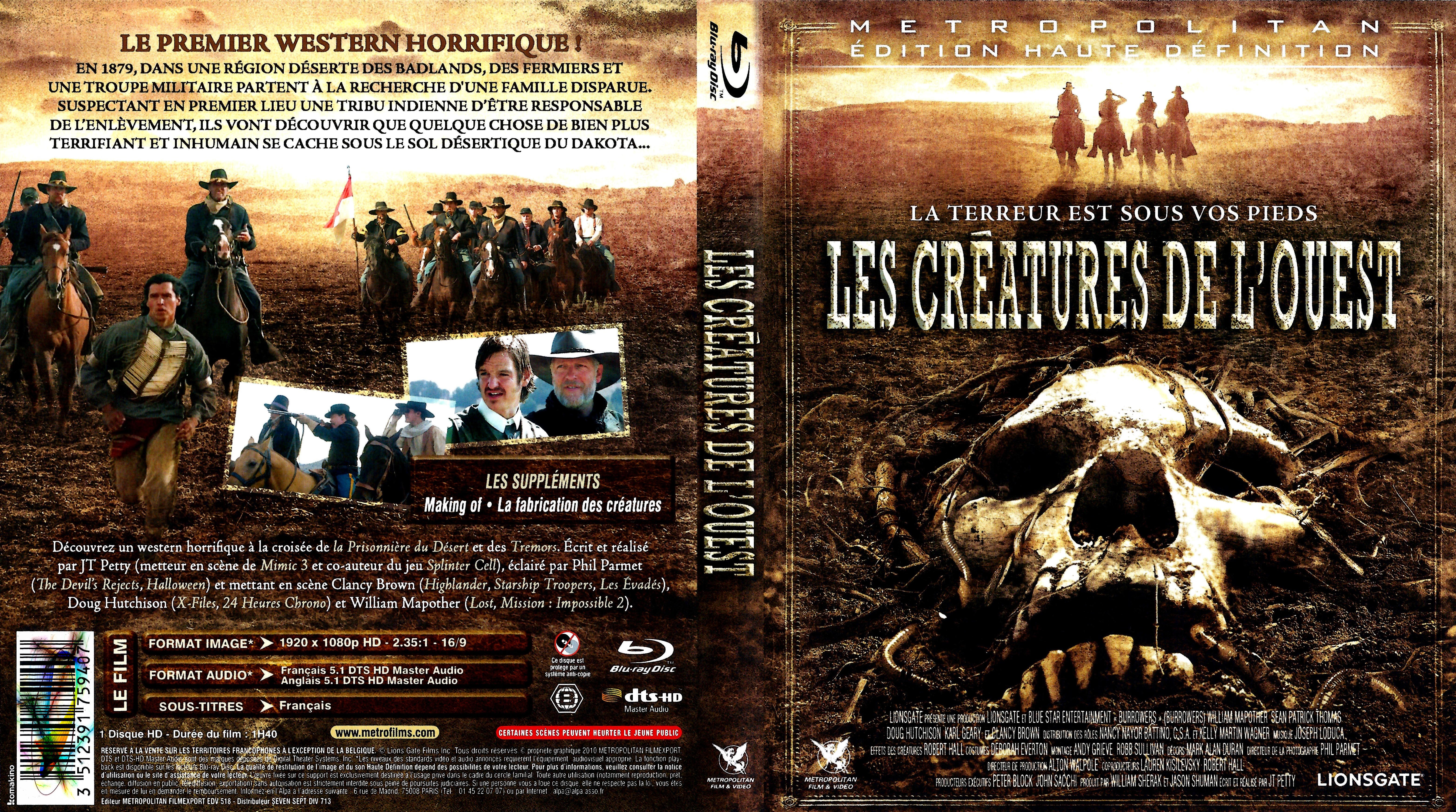 Jaquette DVD Les cratures de l