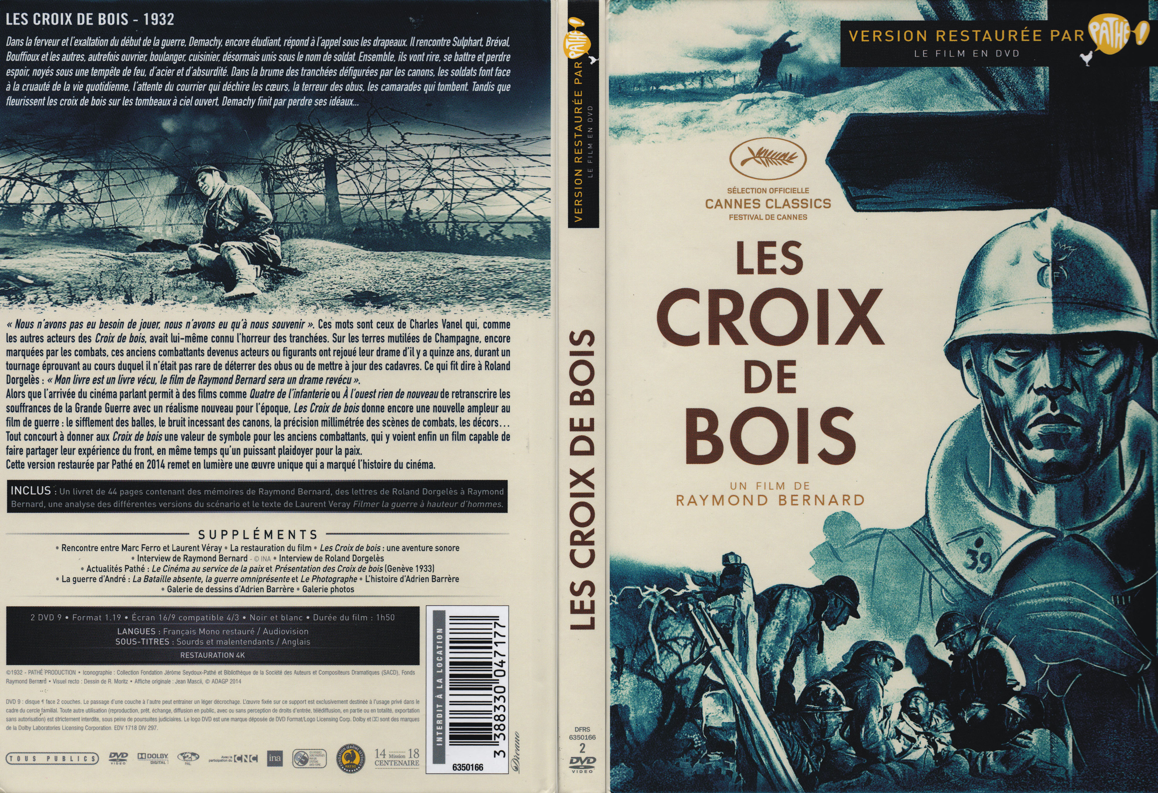 Jaquette DVD Les croix de bois