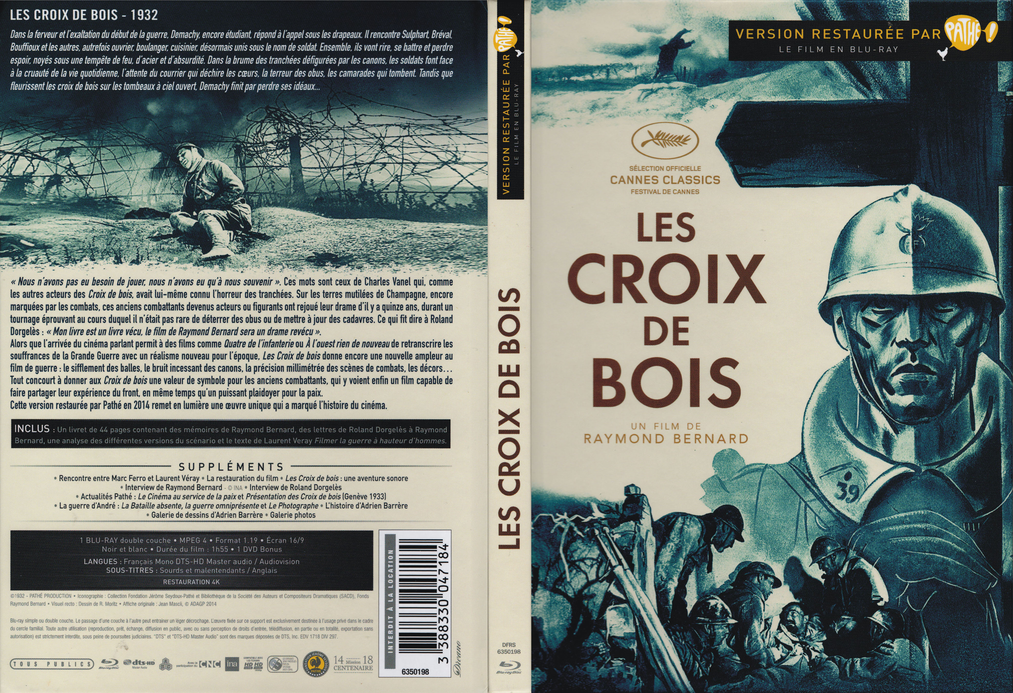 Jaquette DVD Les croix de bois (BLU-RAY)
