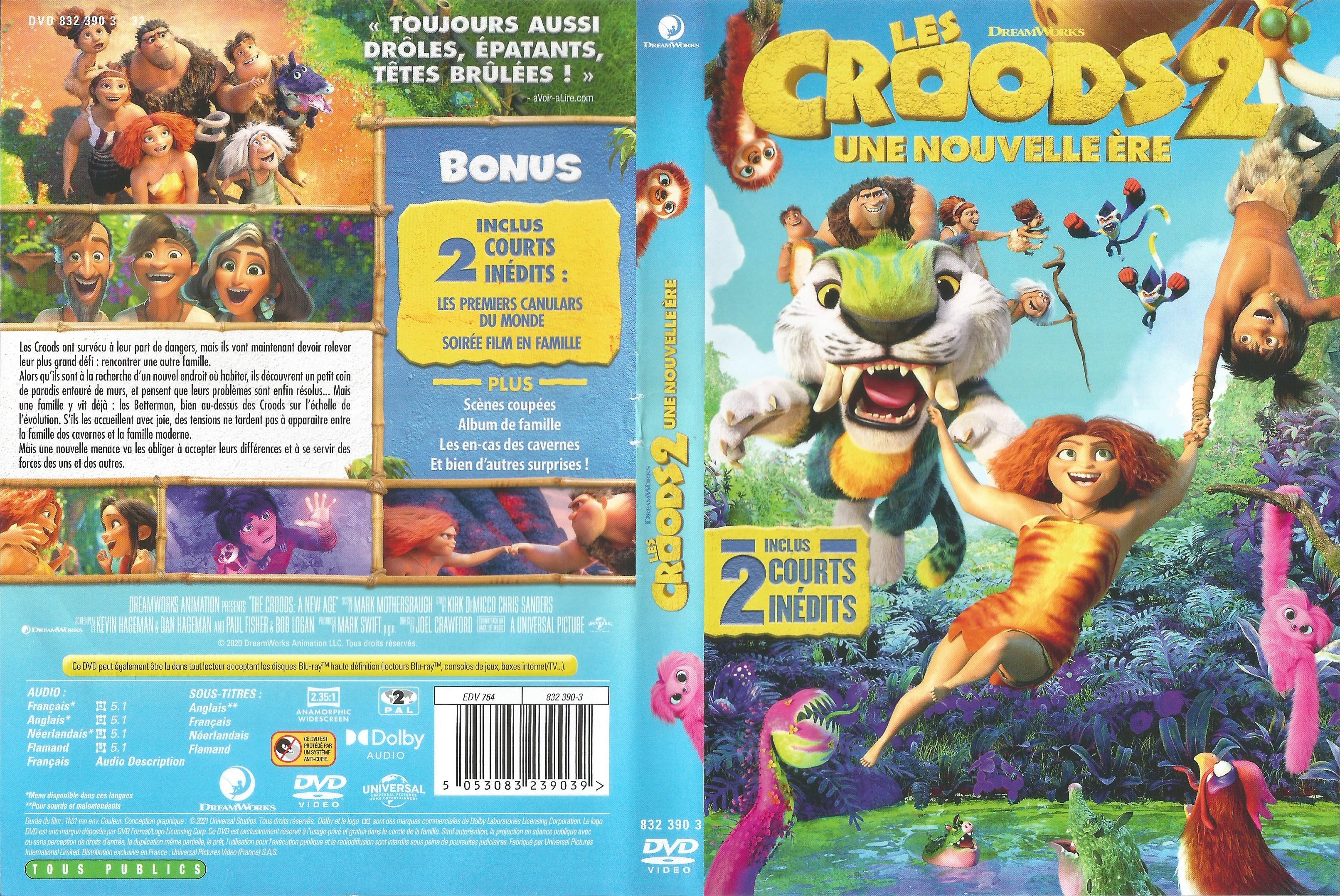 Jaquette DVD Les croods 2 une nouvelle re