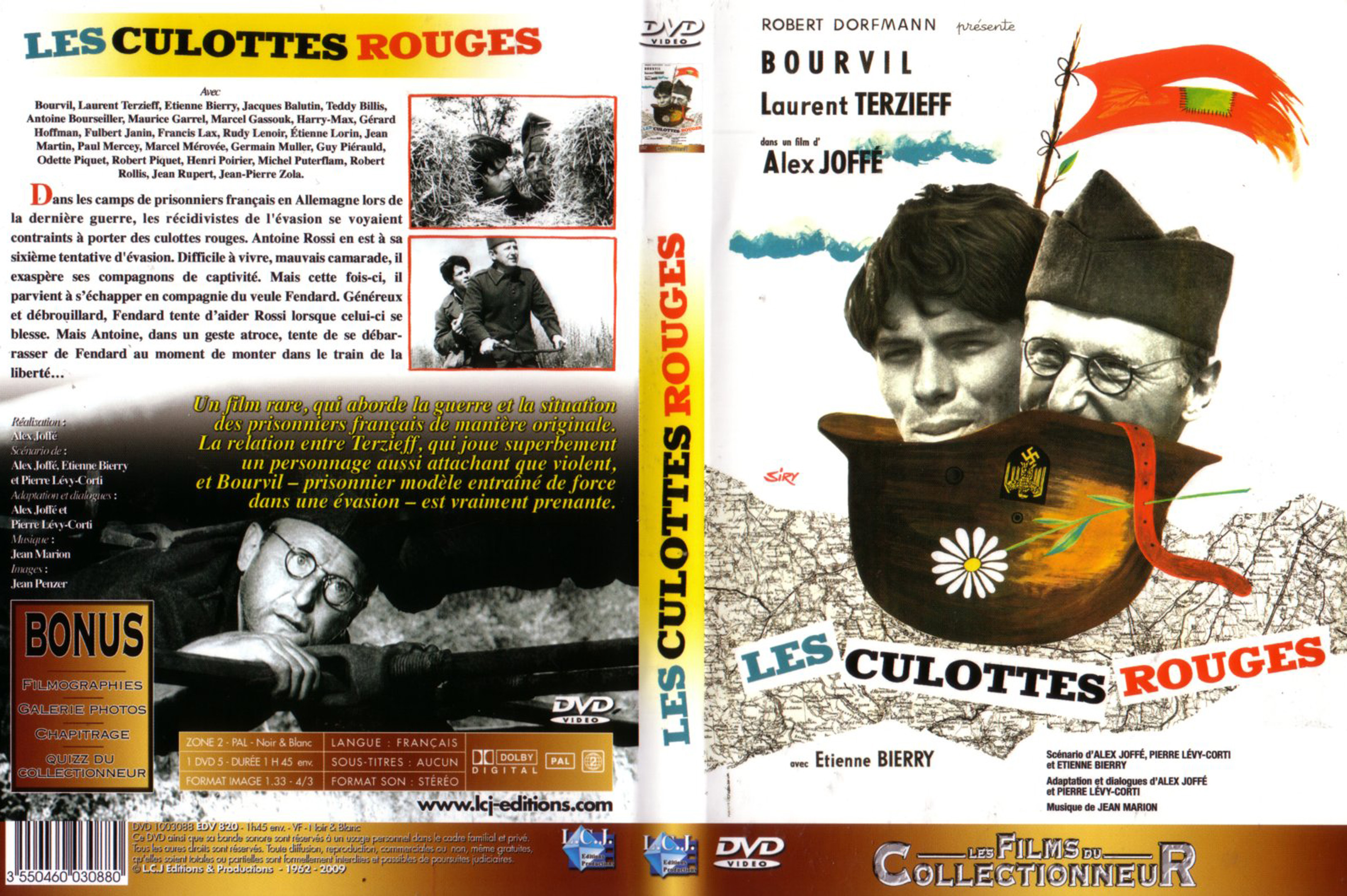 Jaquette DVD Les culottes rouges
