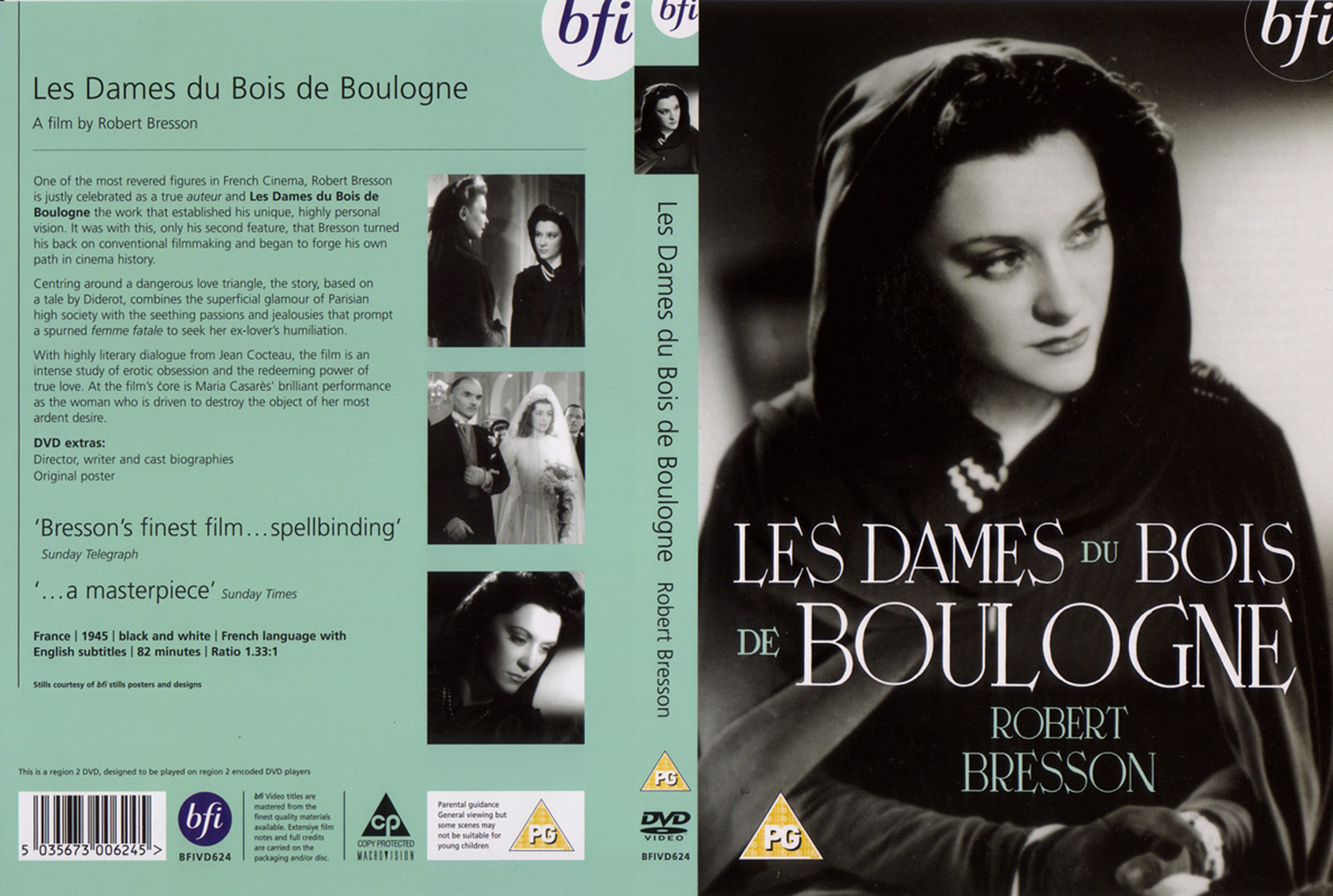 Jaquette DVD Les dames du bois de Boulogne