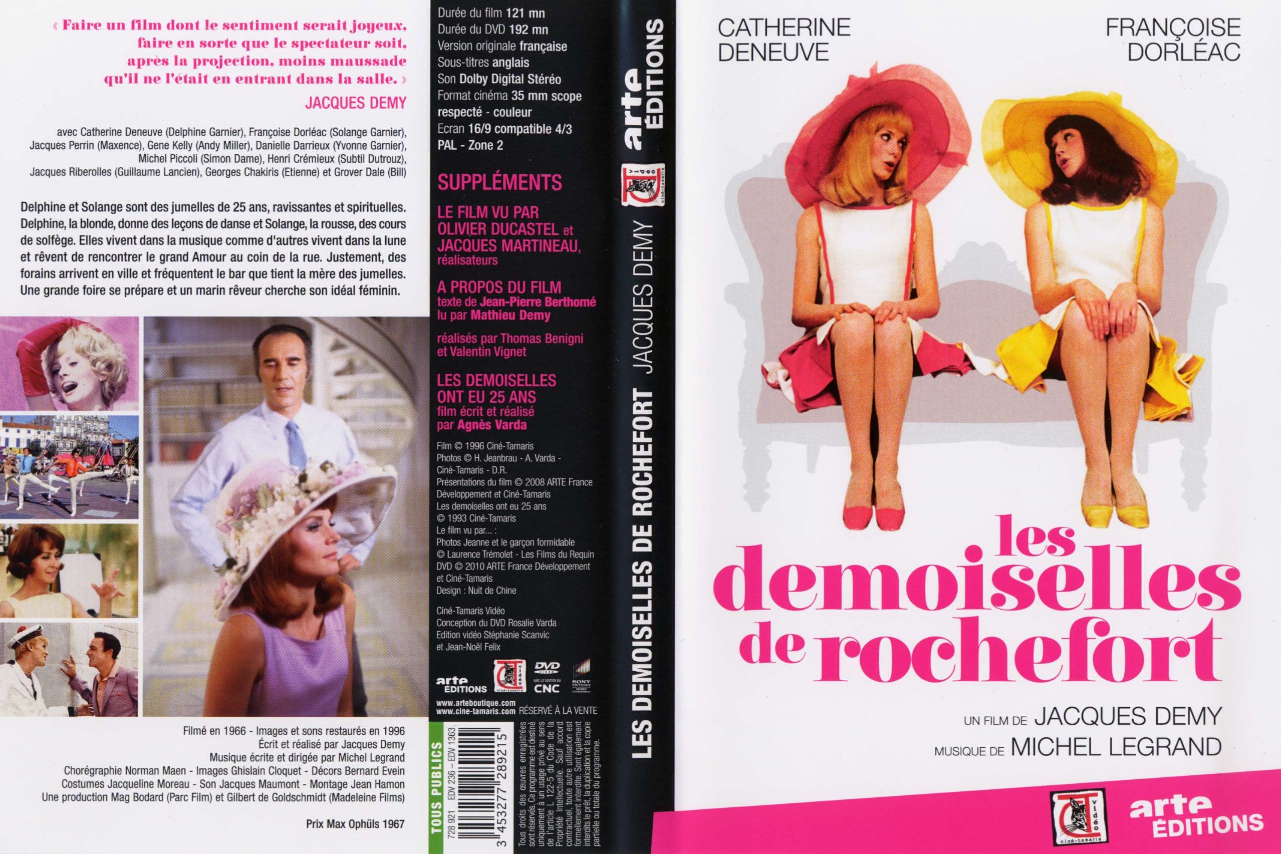Jaquette DVD Les demoiselles de Rochefort v3