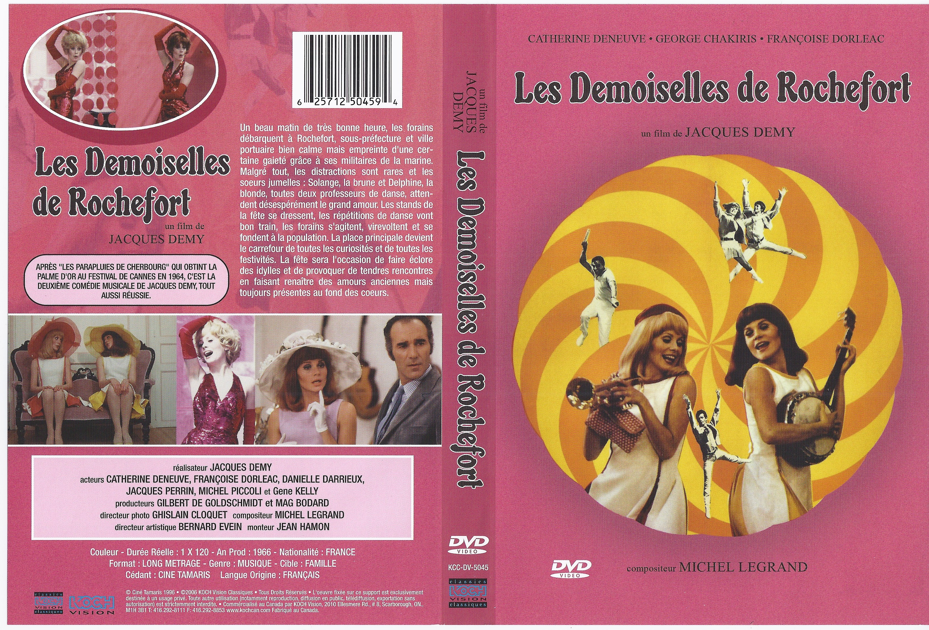 Jaquette DVD Les demoiselles de Rochefort v4