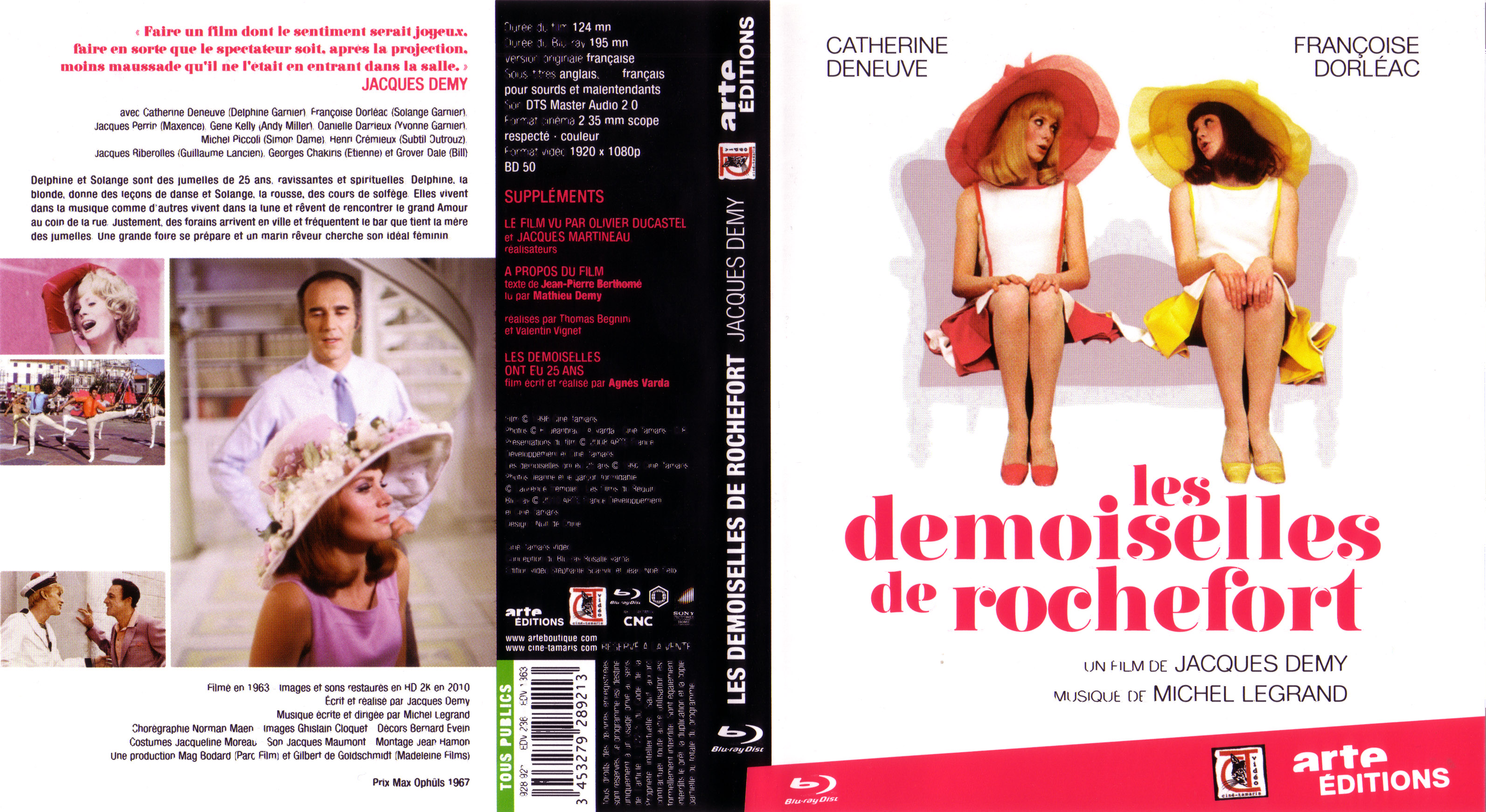 Jaquette DVD Les demoiselles de rochefort (BLU-RAY)