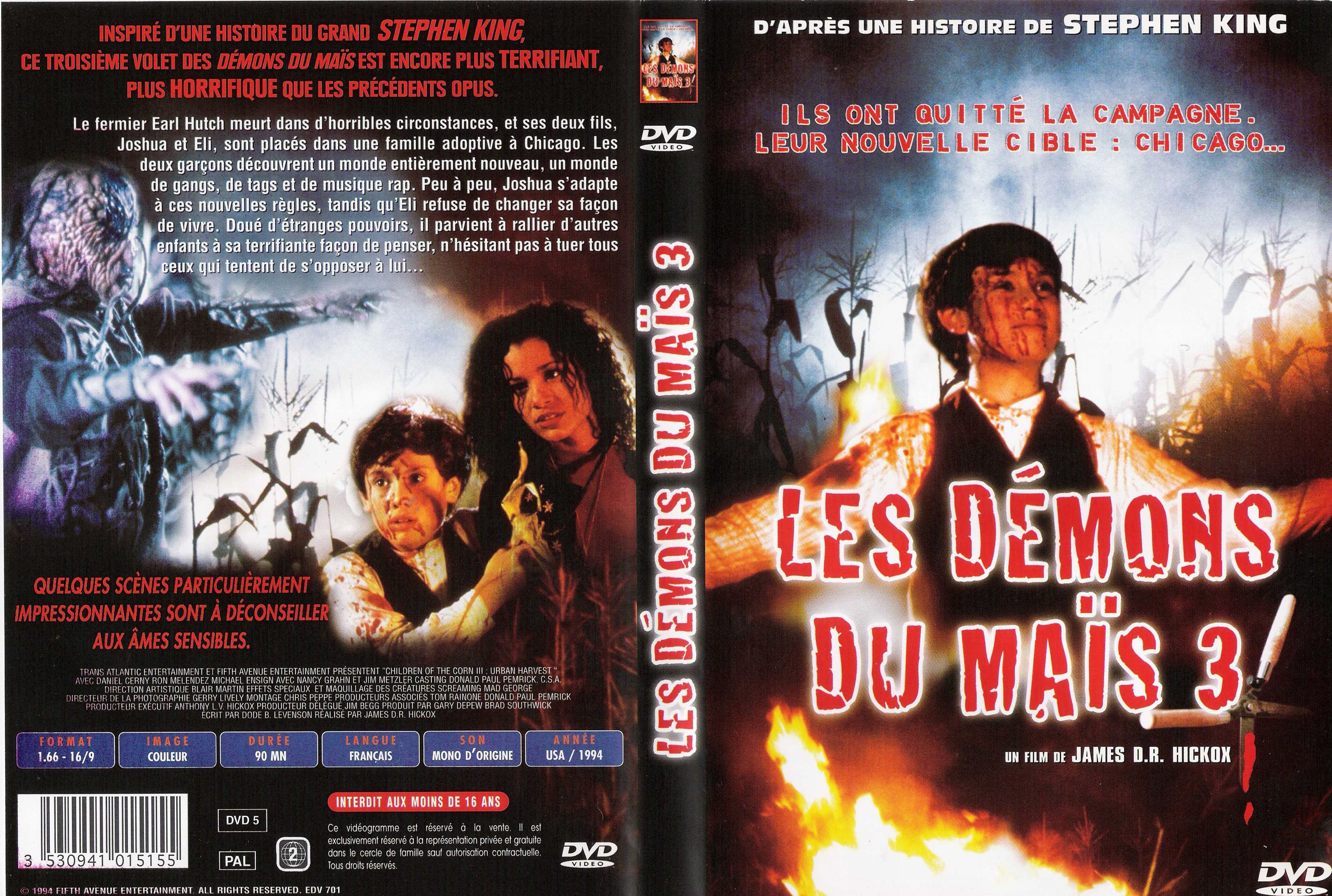 Jaquette DVD Les dmons du mais 3