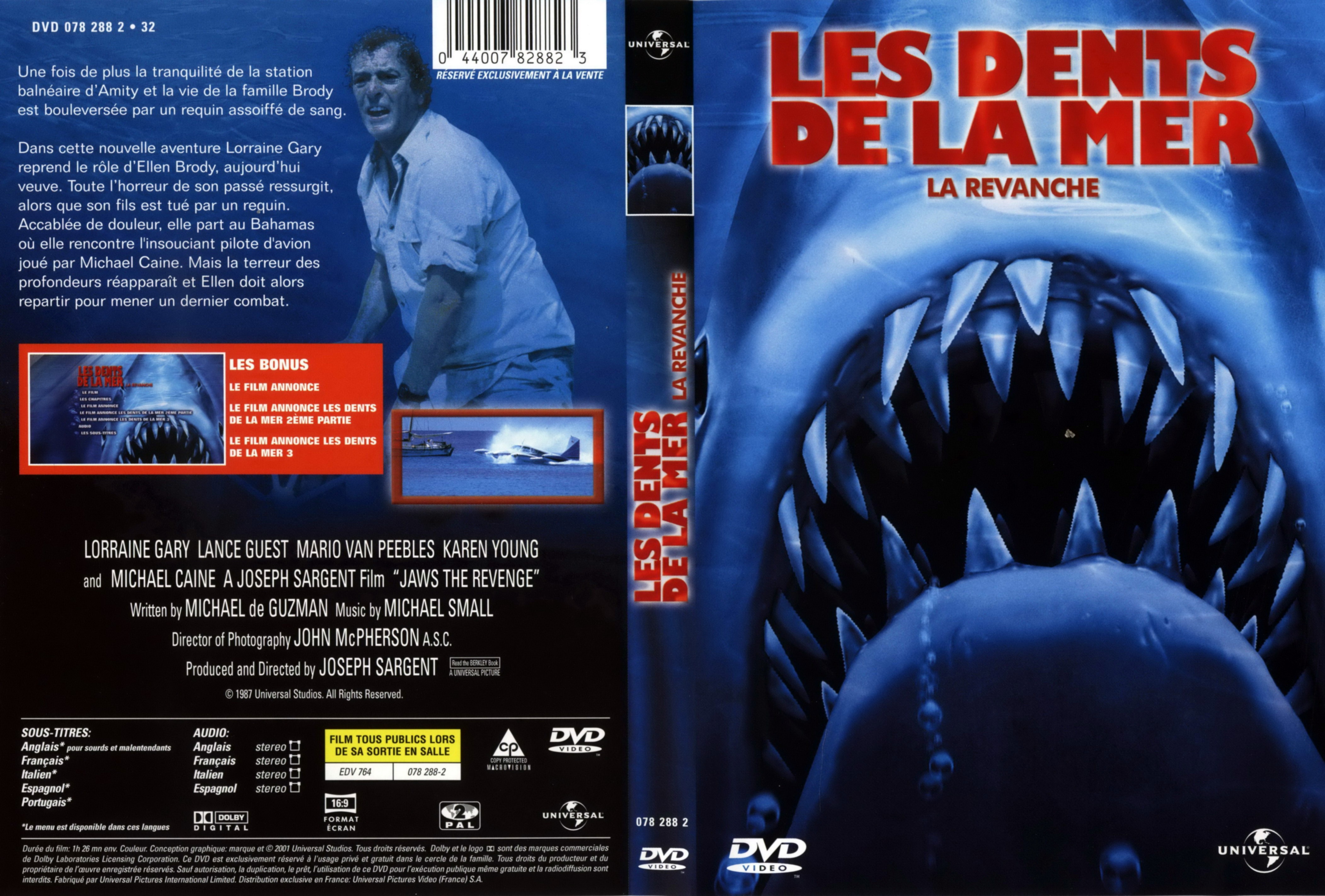 Jaquette DVD Les dents de la mer 4