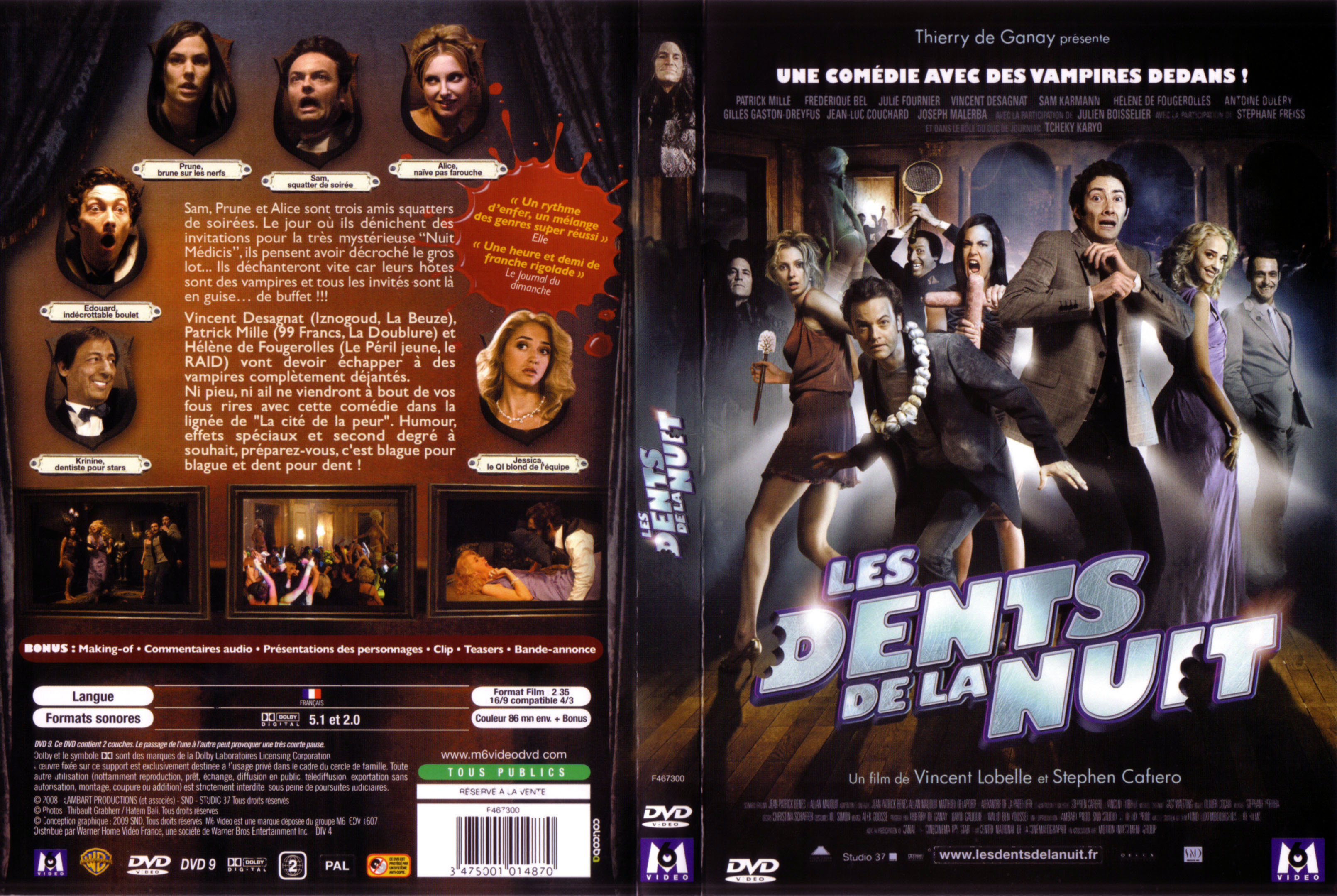 Jaquette DVD Les dents de la nuit