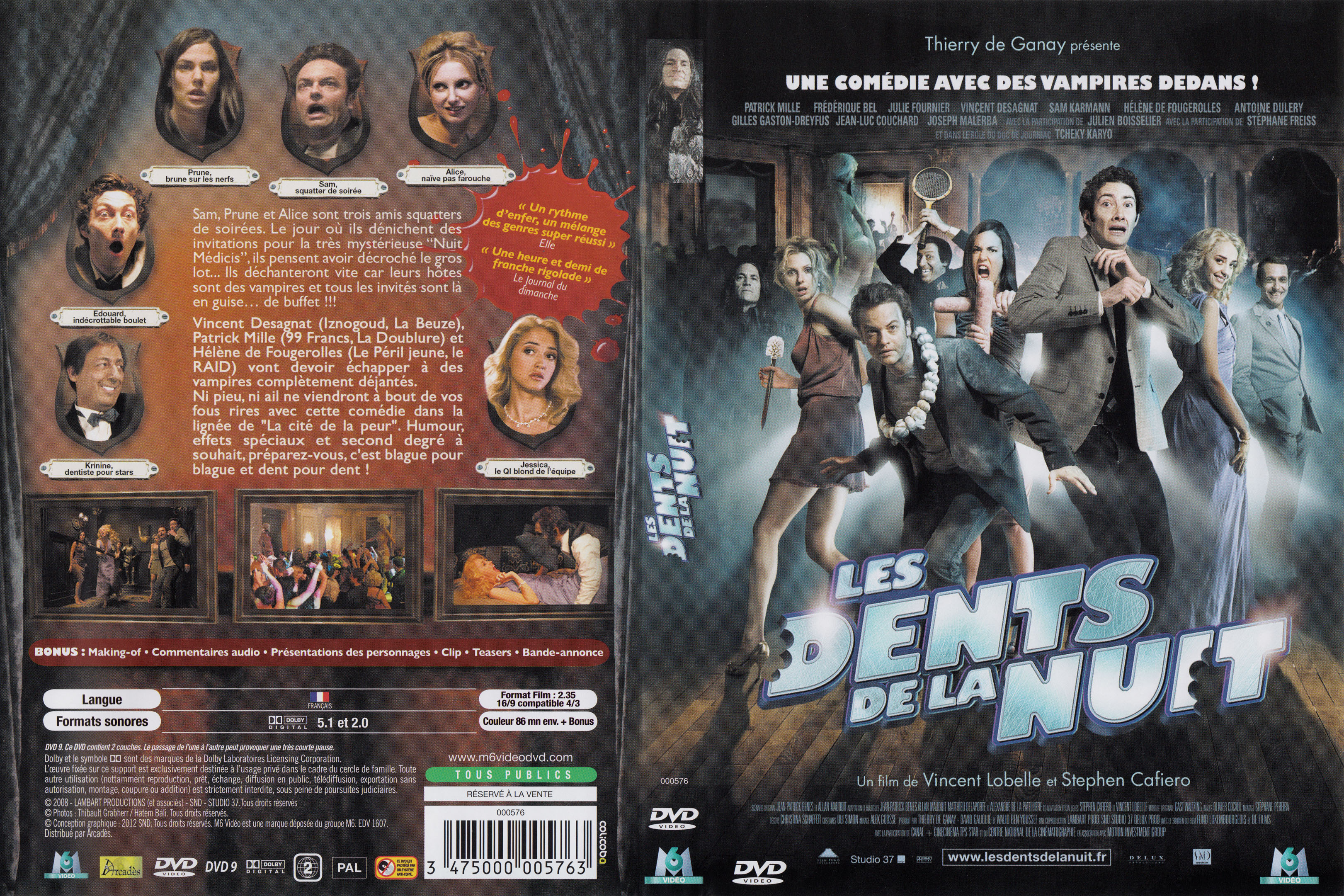 Jaquette DVD Les dents de la nuit v2