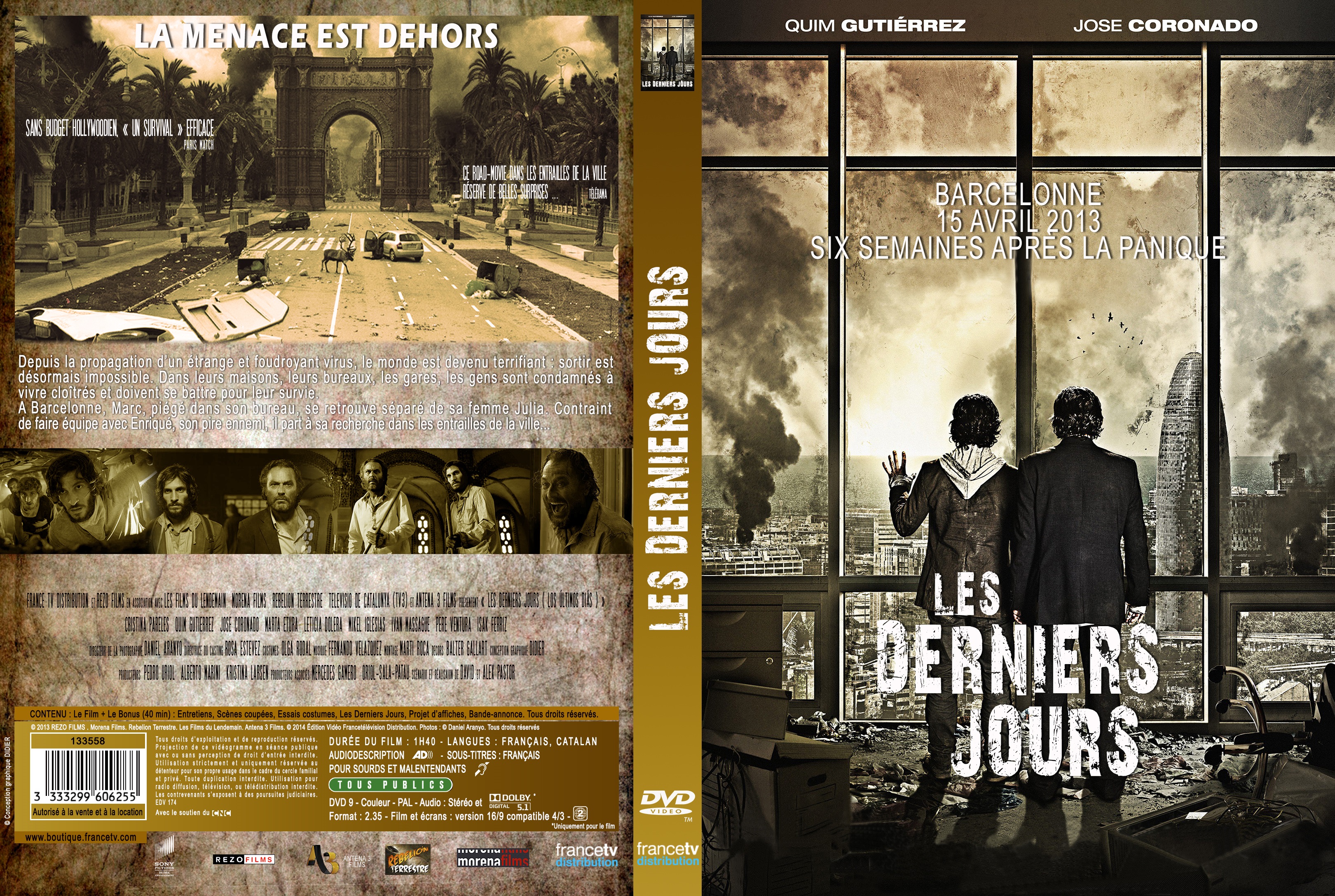 Jaquette DVD Les derniers jours custom