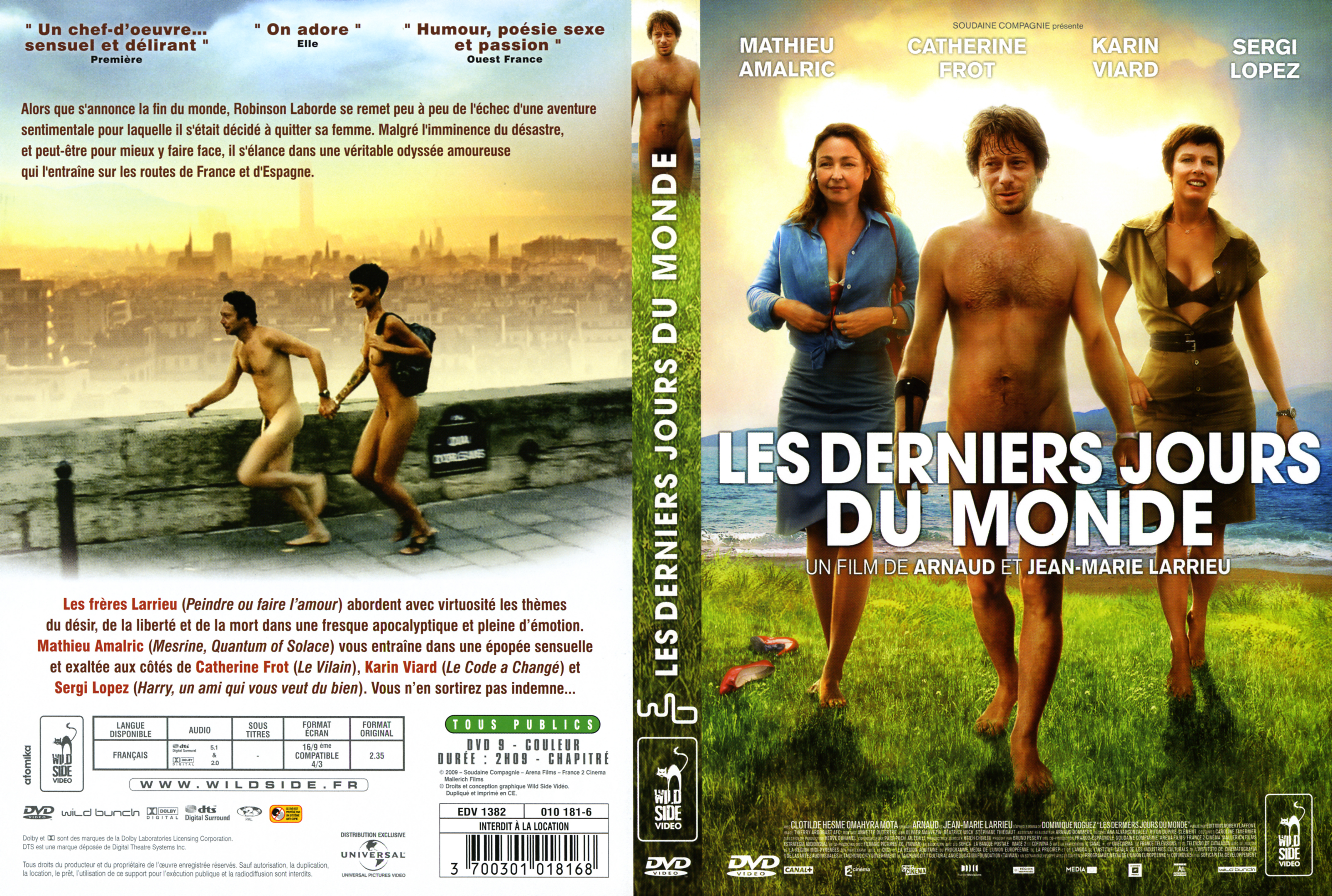 Jaquette DVD Les derniers jours du monde