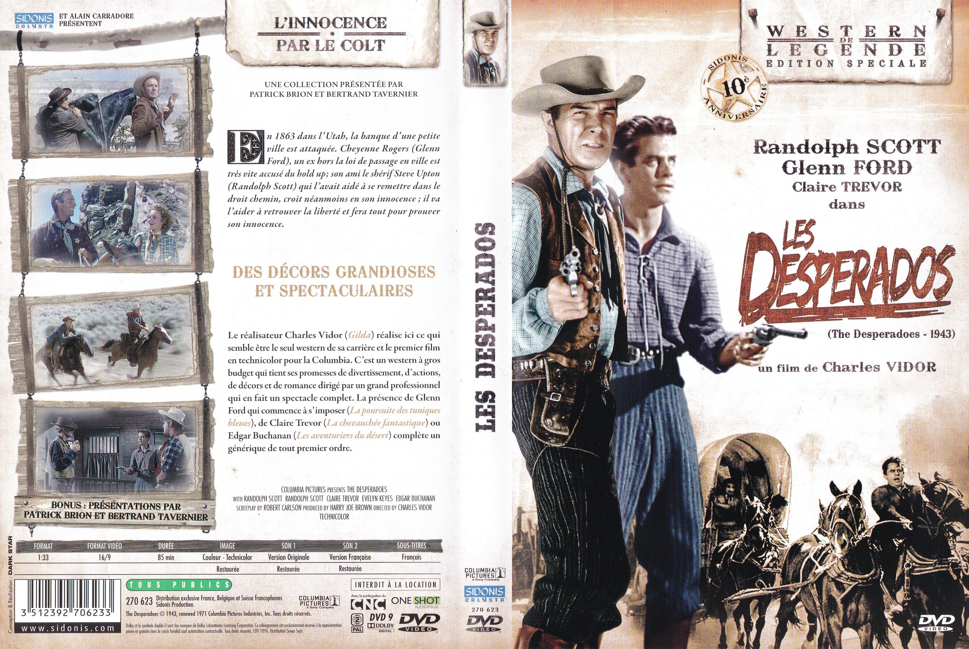 Jaquette DVD Les desperados