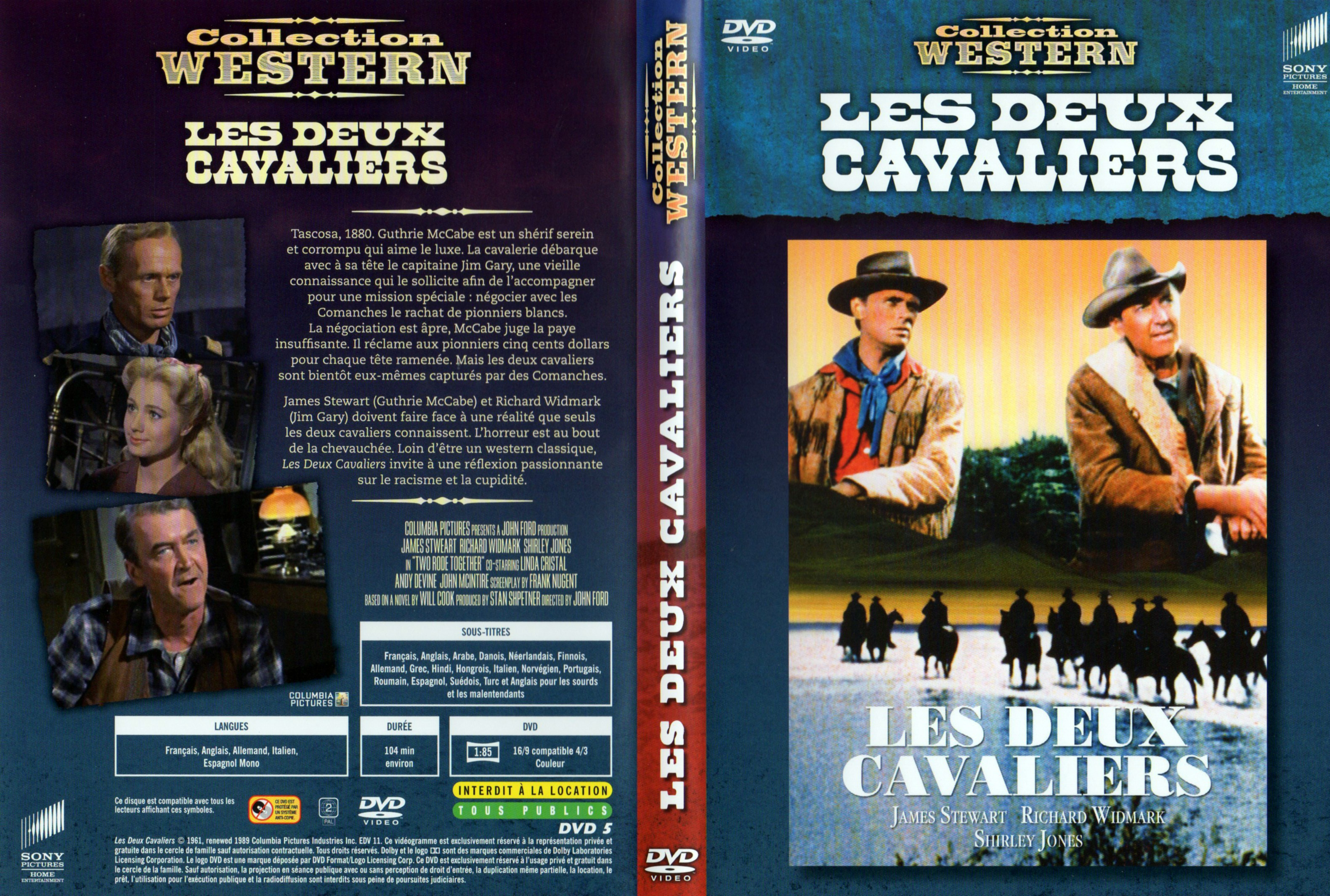 Jaquette DVD Les deux cavaliers