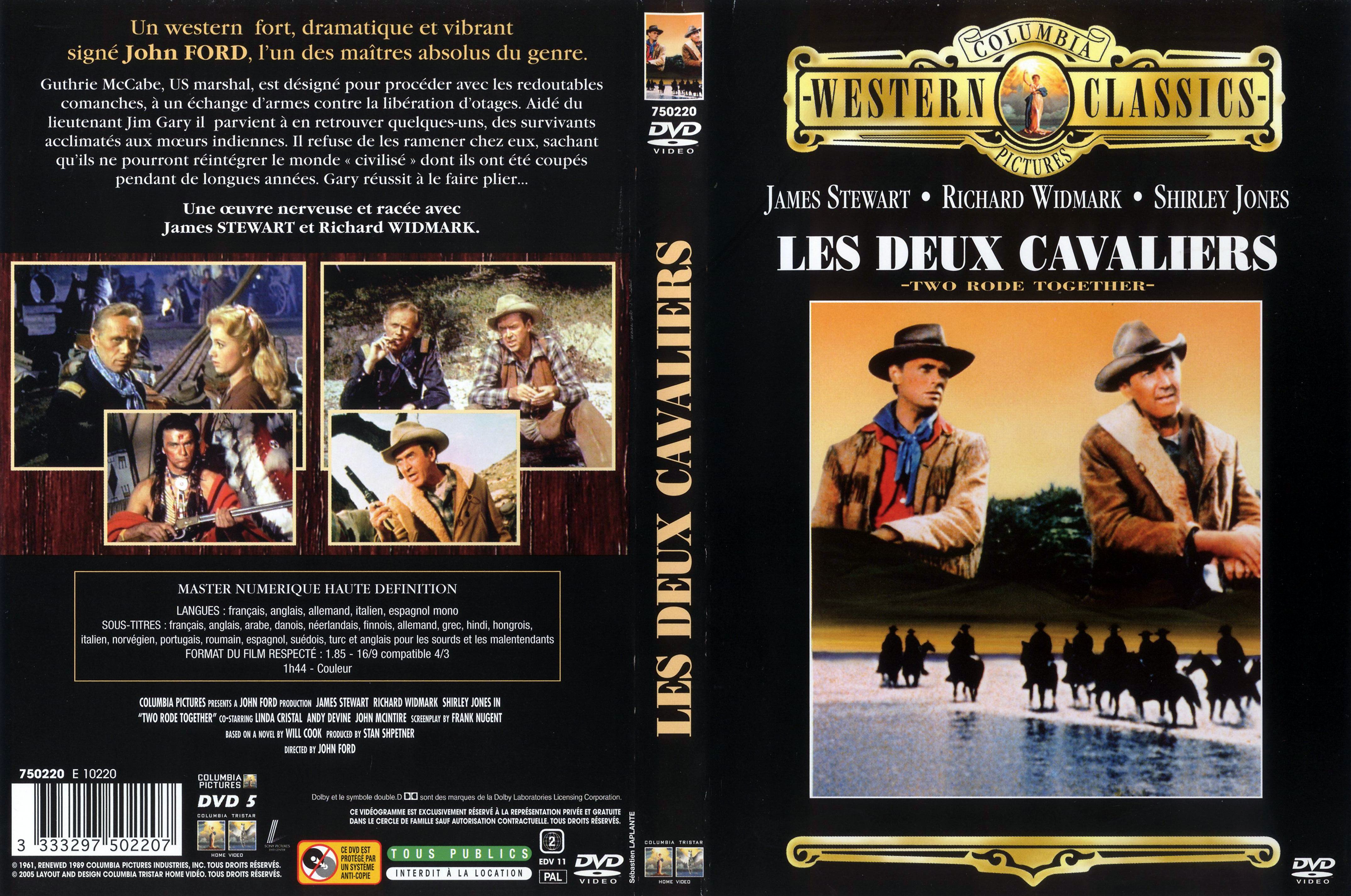 Jaquette DVD Les deux cavaliers v2