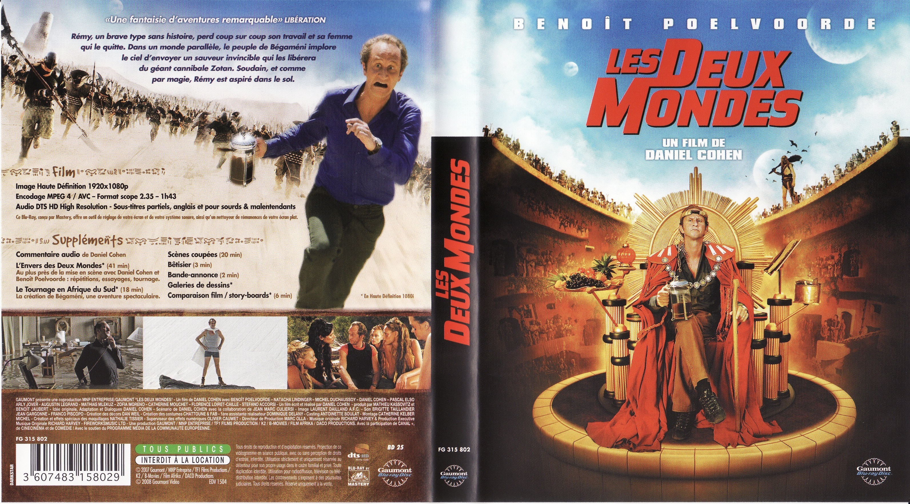 Jaquette DVD Les deux mondes (BLU-RAY)