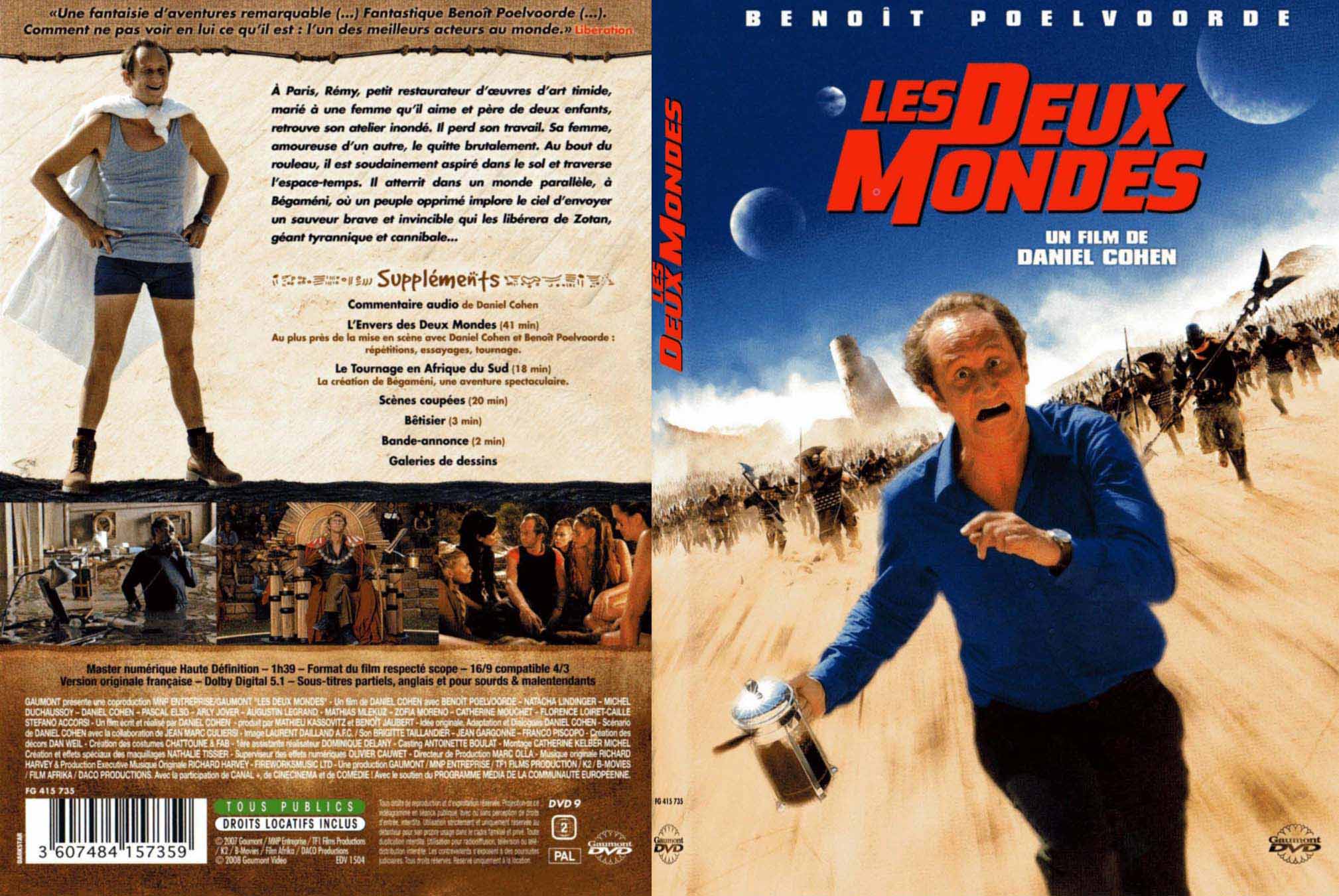 Jaquette DVD Les deux mondes - SLIM