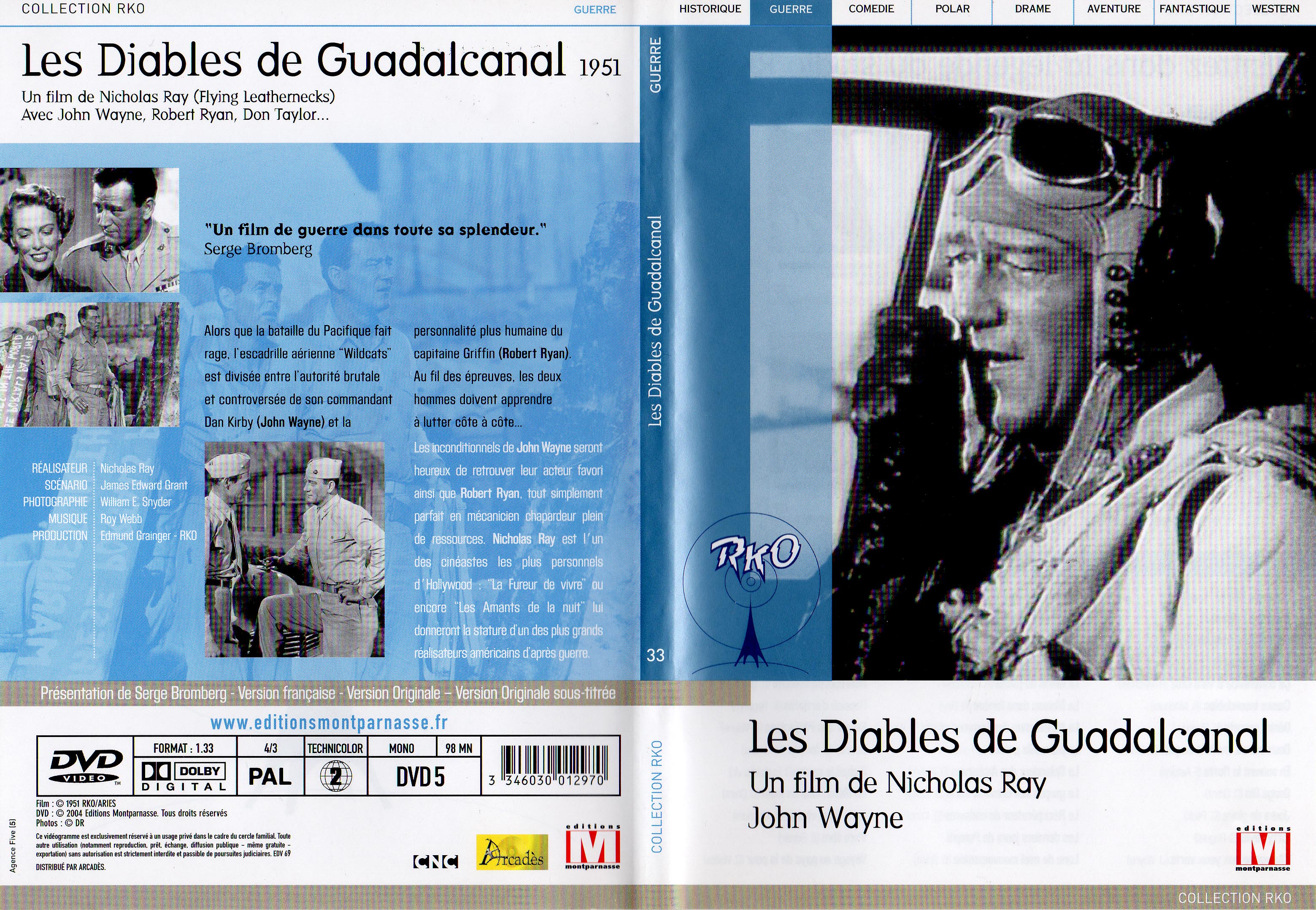 Jaquette DVD Les diables de Guadalcanal v3