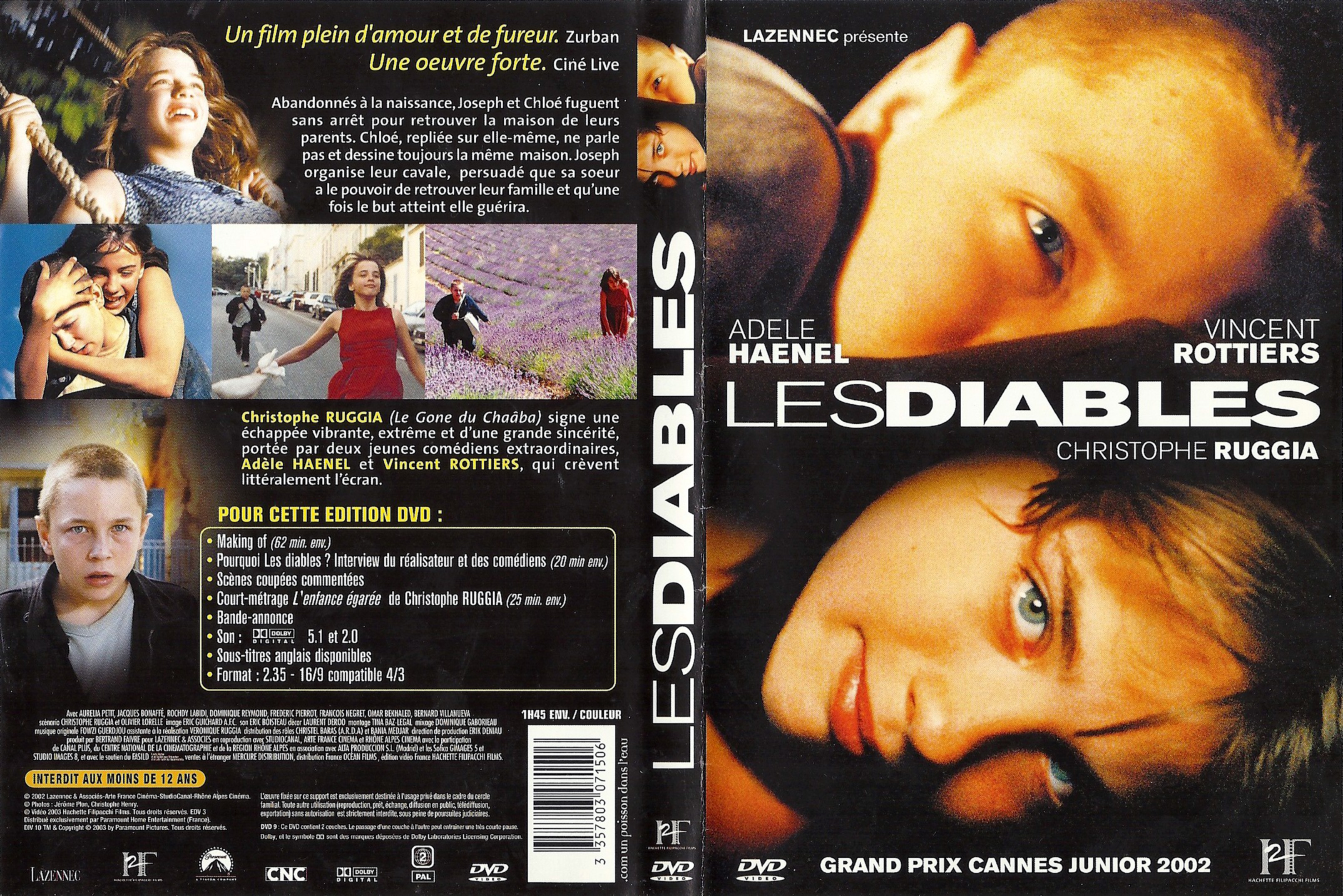 Jaquette DVD Les diables v2