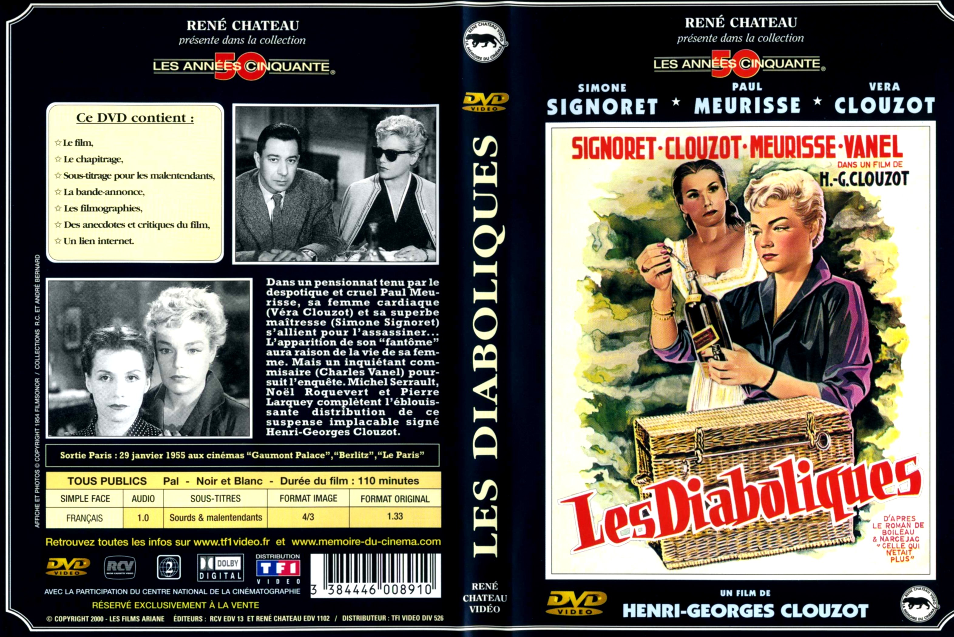 Jaquette DVD Les diaboliques