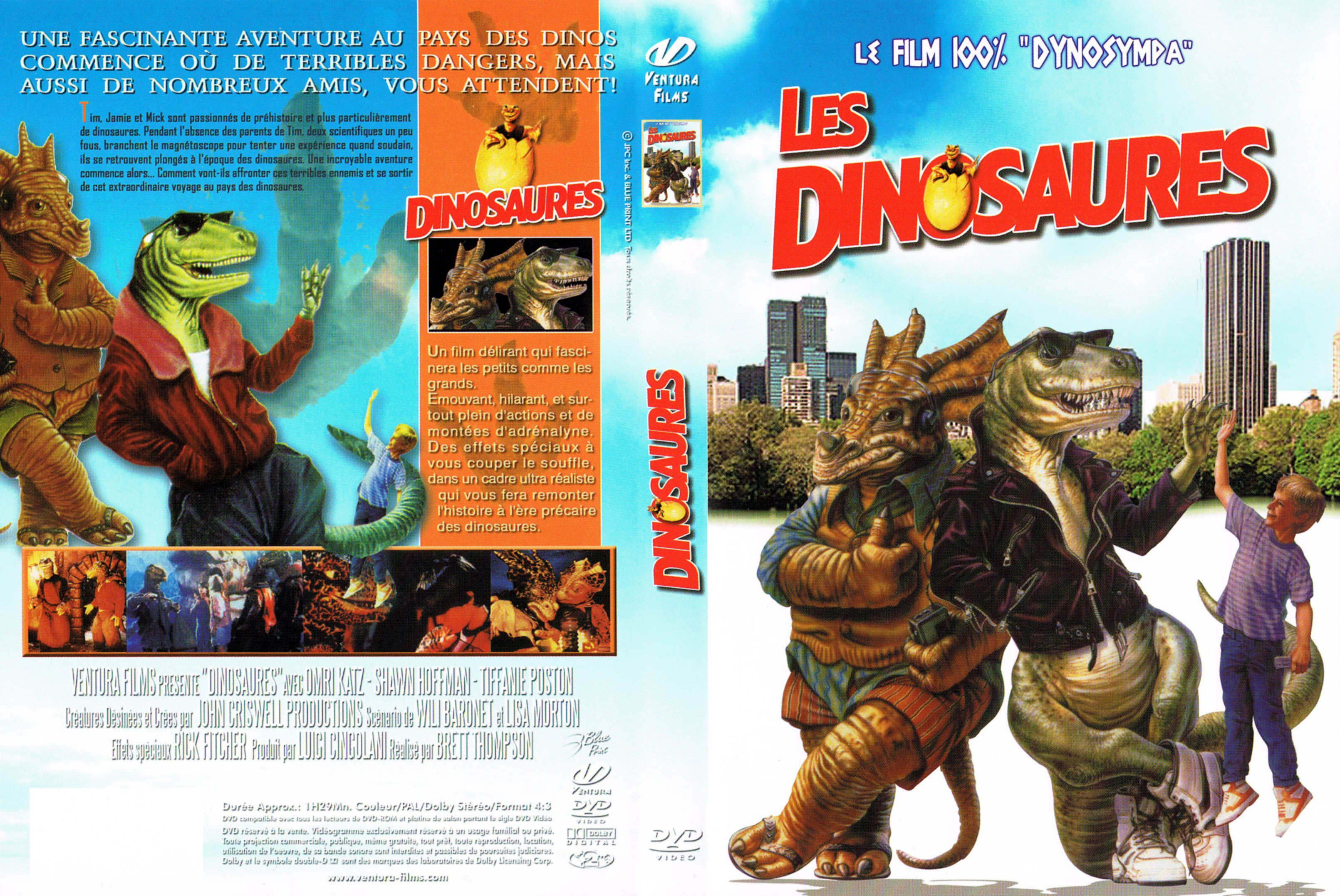 Jaquette DVD Les dinosaures